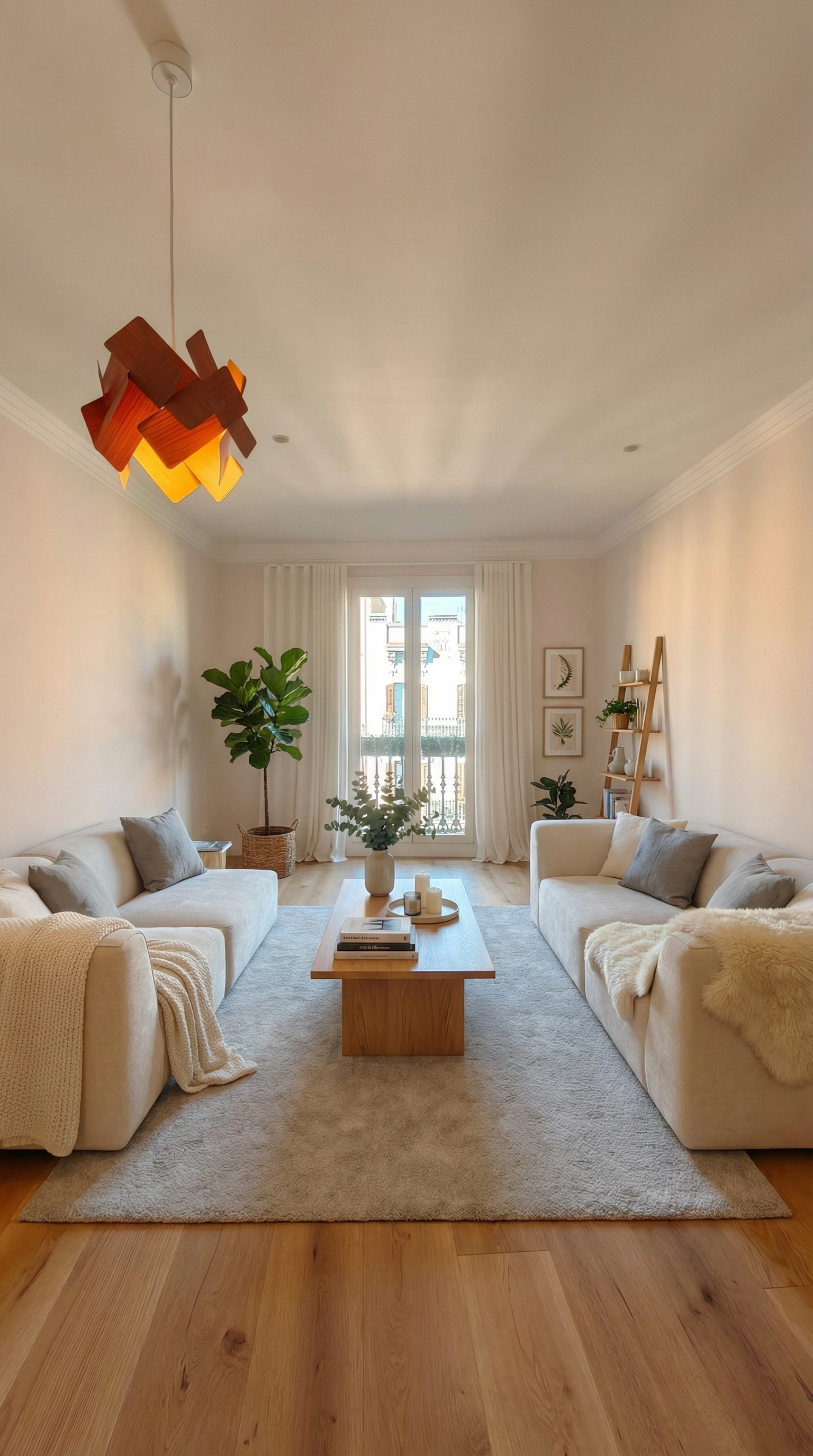 Charming bright apartment near the Casa de les Punxes [AI-modified]