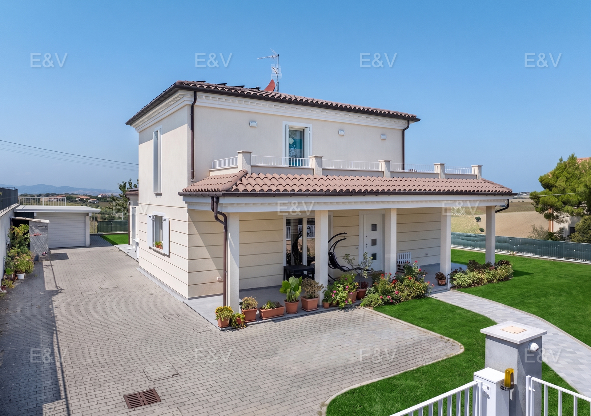 Energy class A villa with sea views