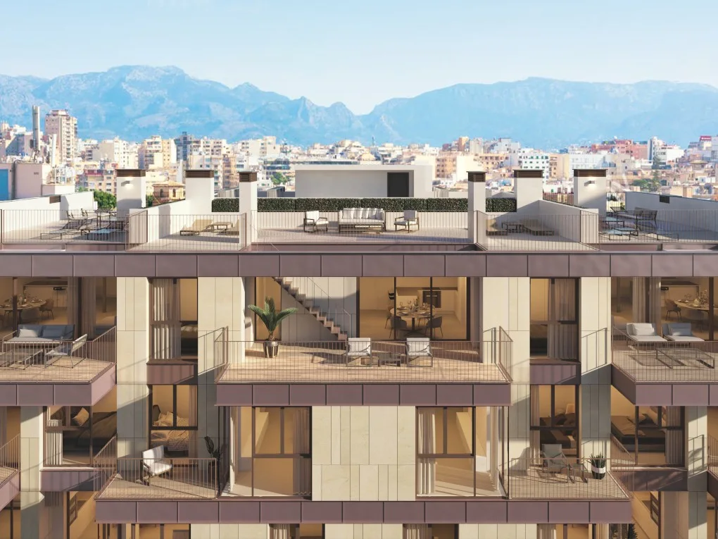 High-quality new build penthouse in Santa Catalina with a view of Bellver Castle