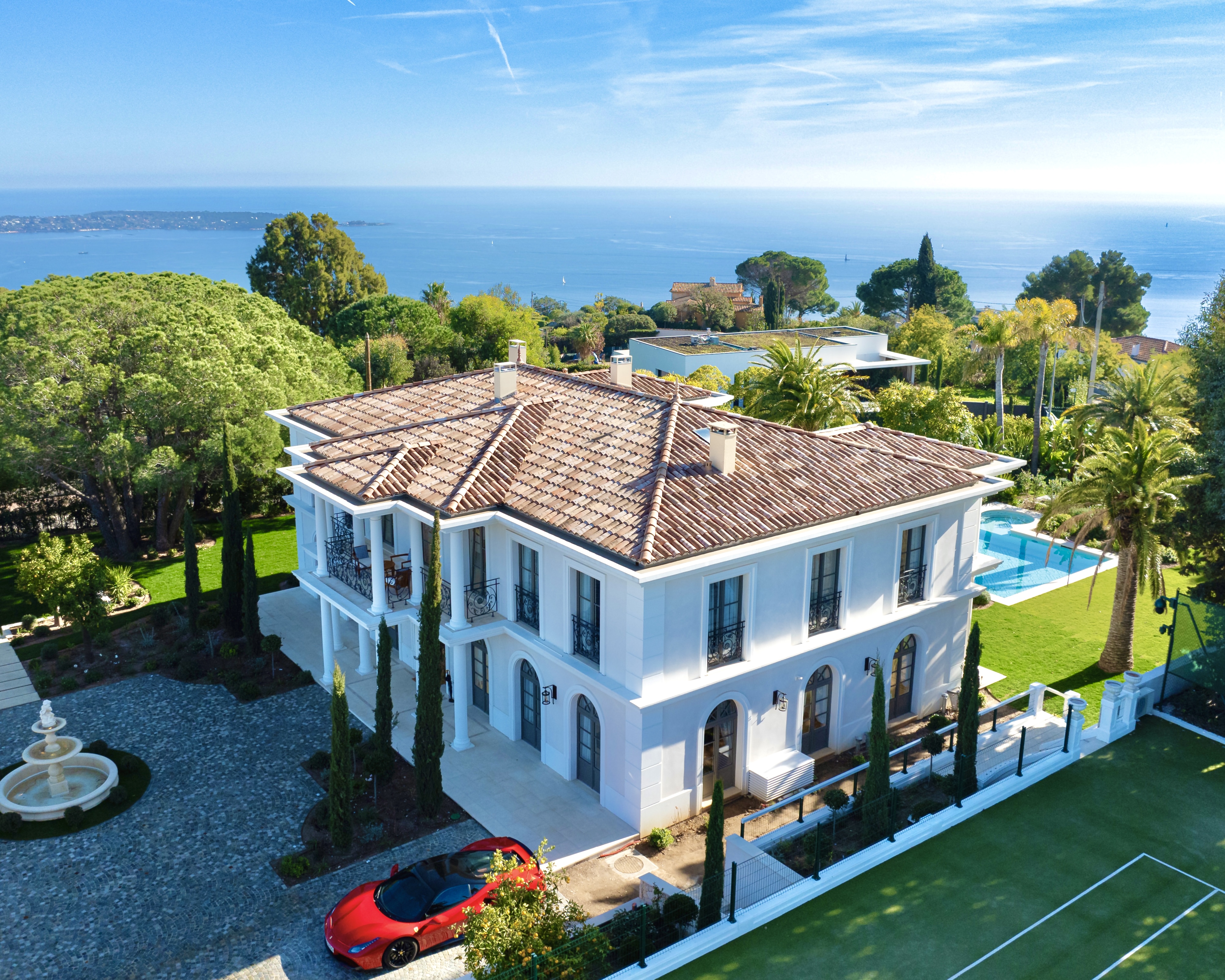 Live the French Riviera dream in this new neoclassical villa in Super Cannes