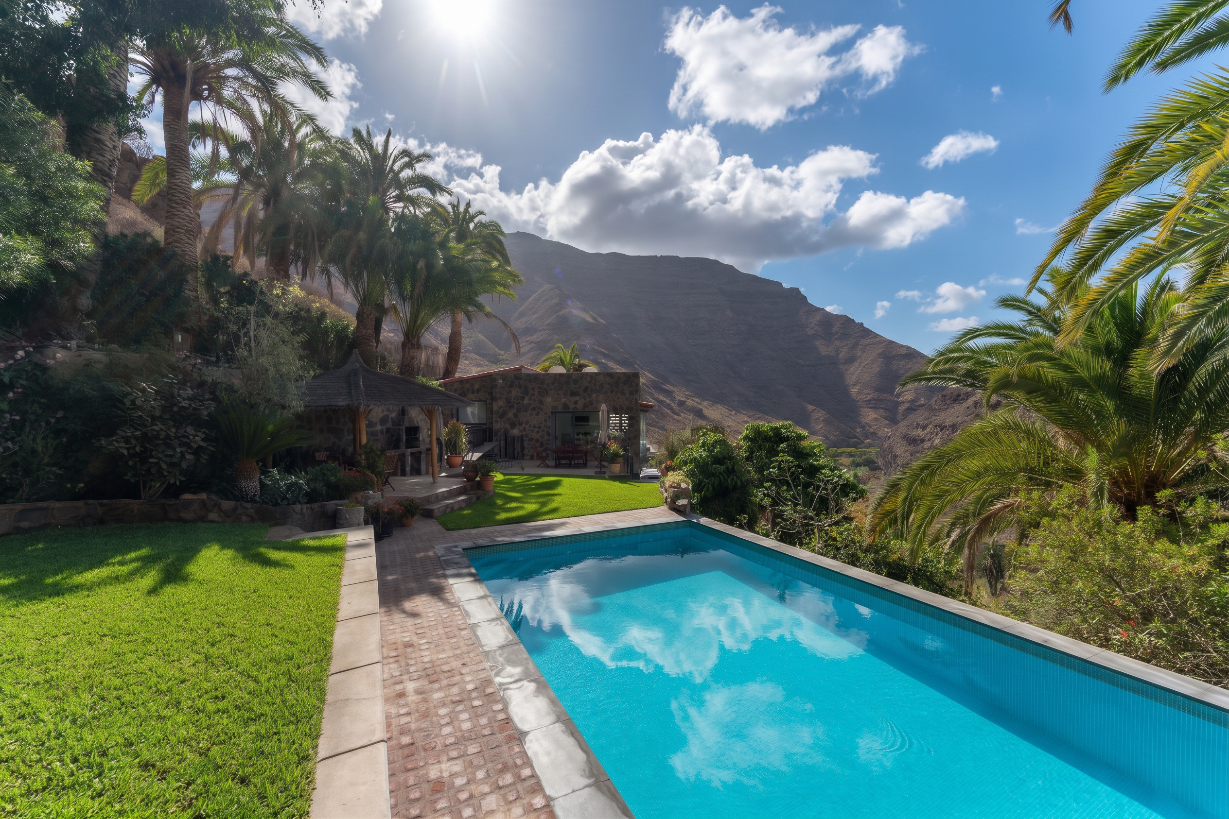 Where time stands still: Exclusive country villa with pool and panoramic views in southern Gran Canaria