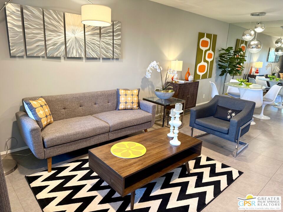 Turnkey Palm Springs Retreat — Stylish Upper Unit with Reso