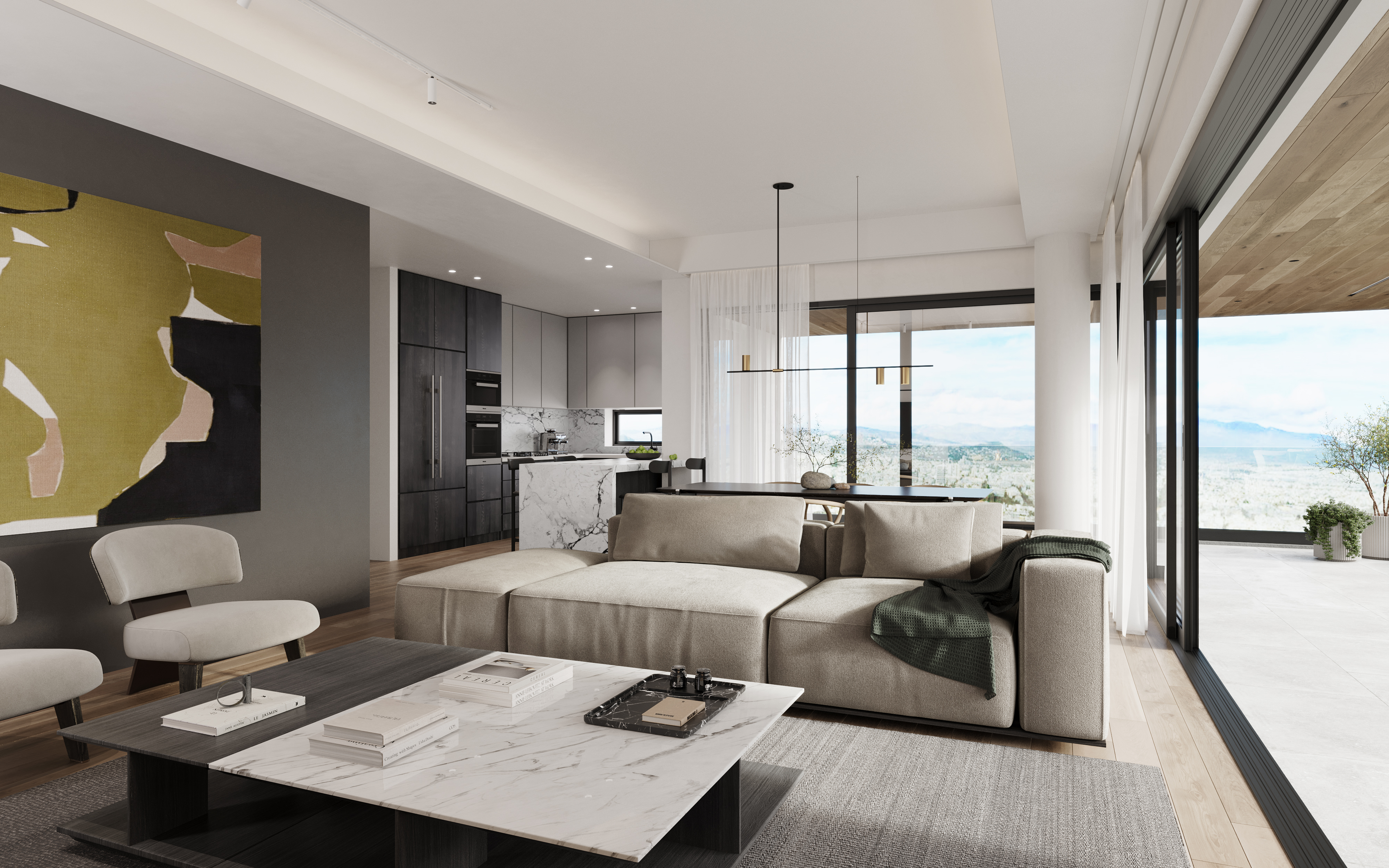 Νεόδμητο διαμέρισμα 52 τ.μ. στου Παπάγου