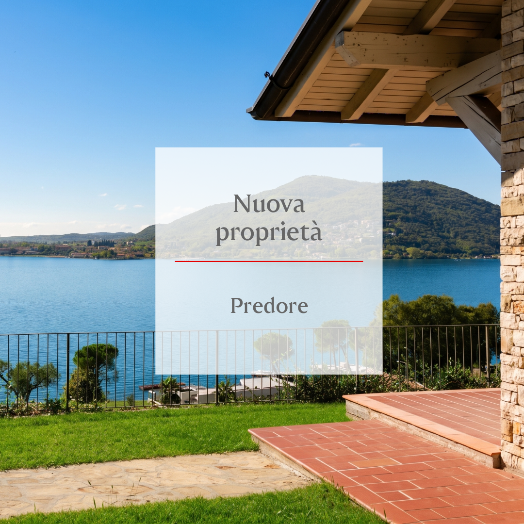 Semi-detached villa in Predore with enchanting Lake Iseo views