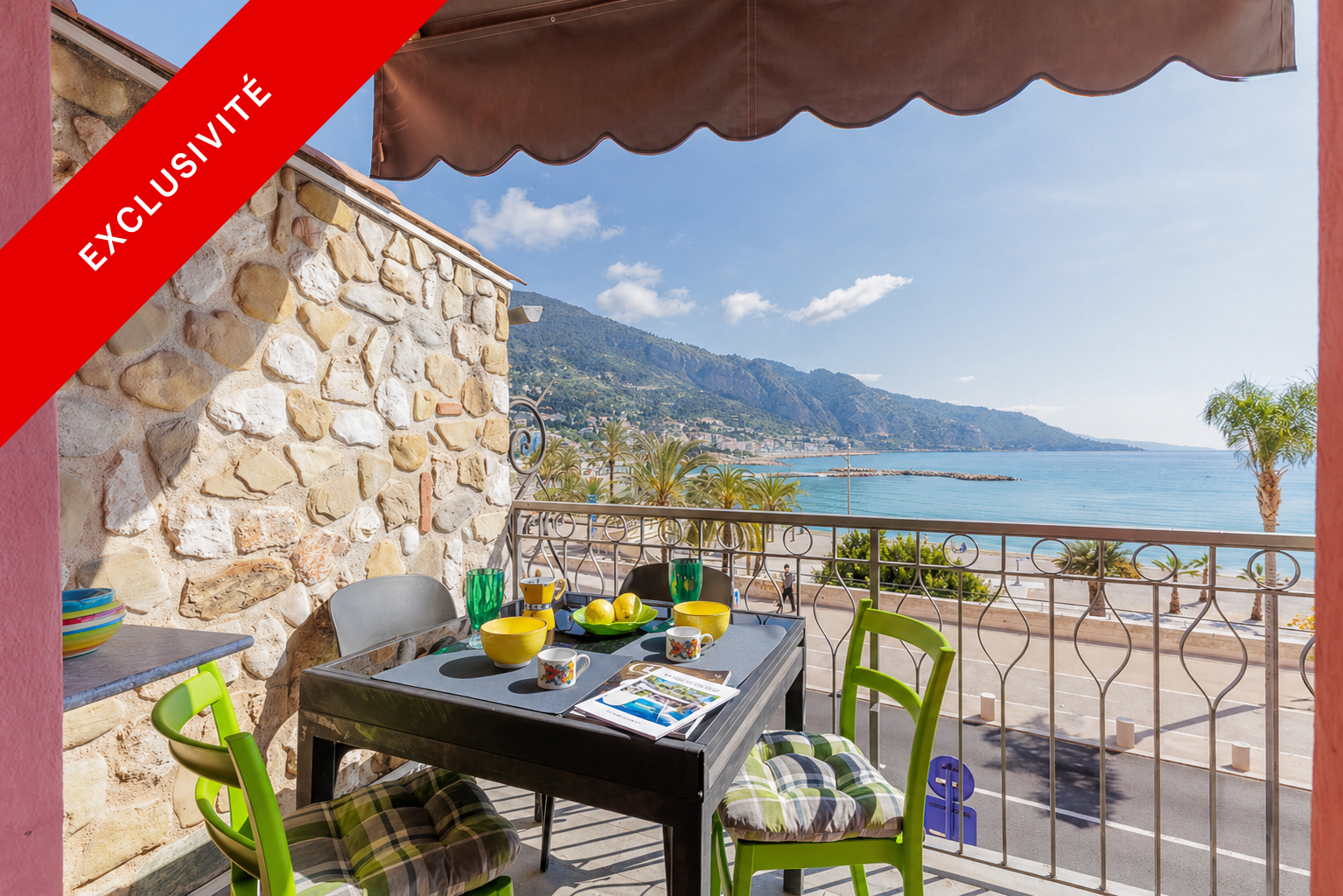 Wohnung in Mentons Altstadt mit Terrasse