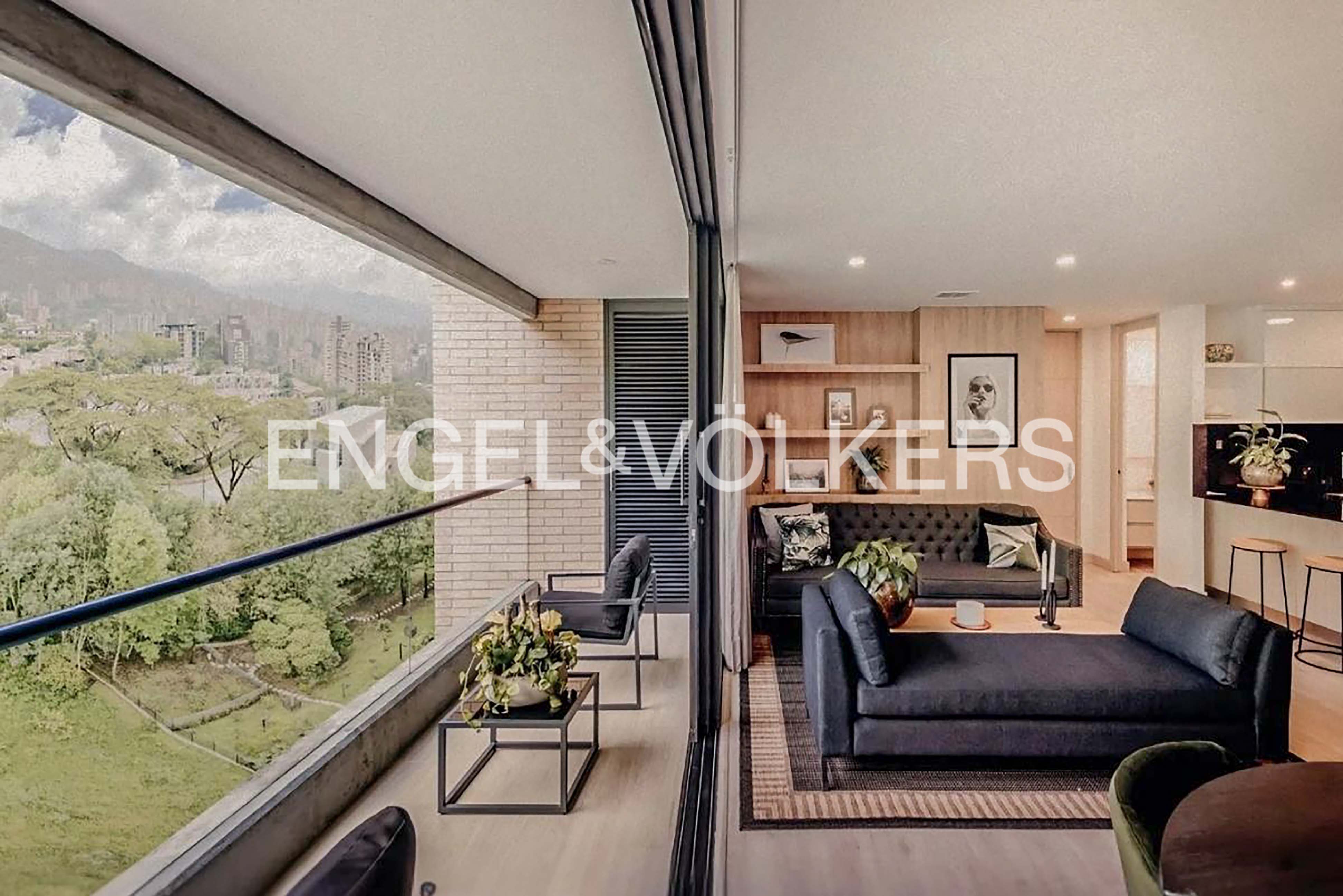 Apartamento en proyecto con clubhouse para la venta en Altos del Poblado