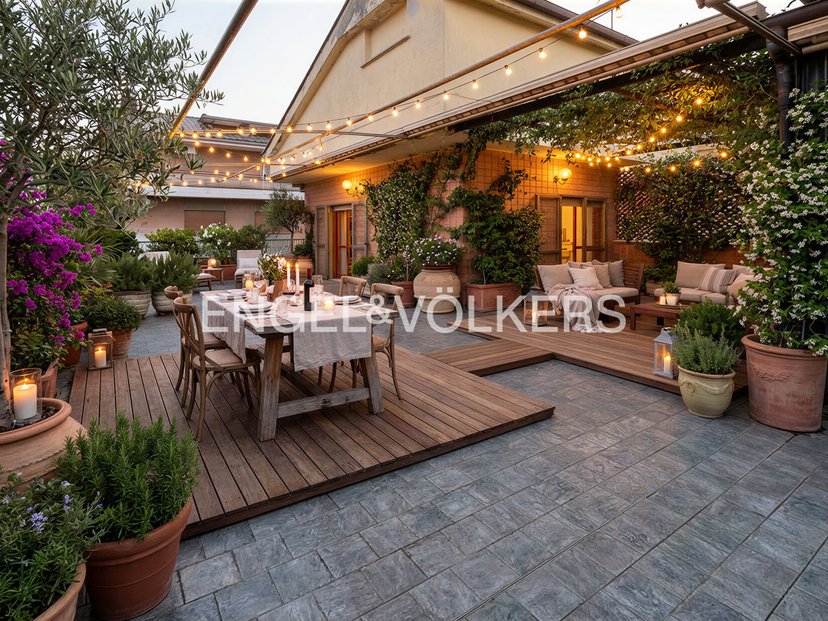 Charming newly built penthouse in the Camilluccia area