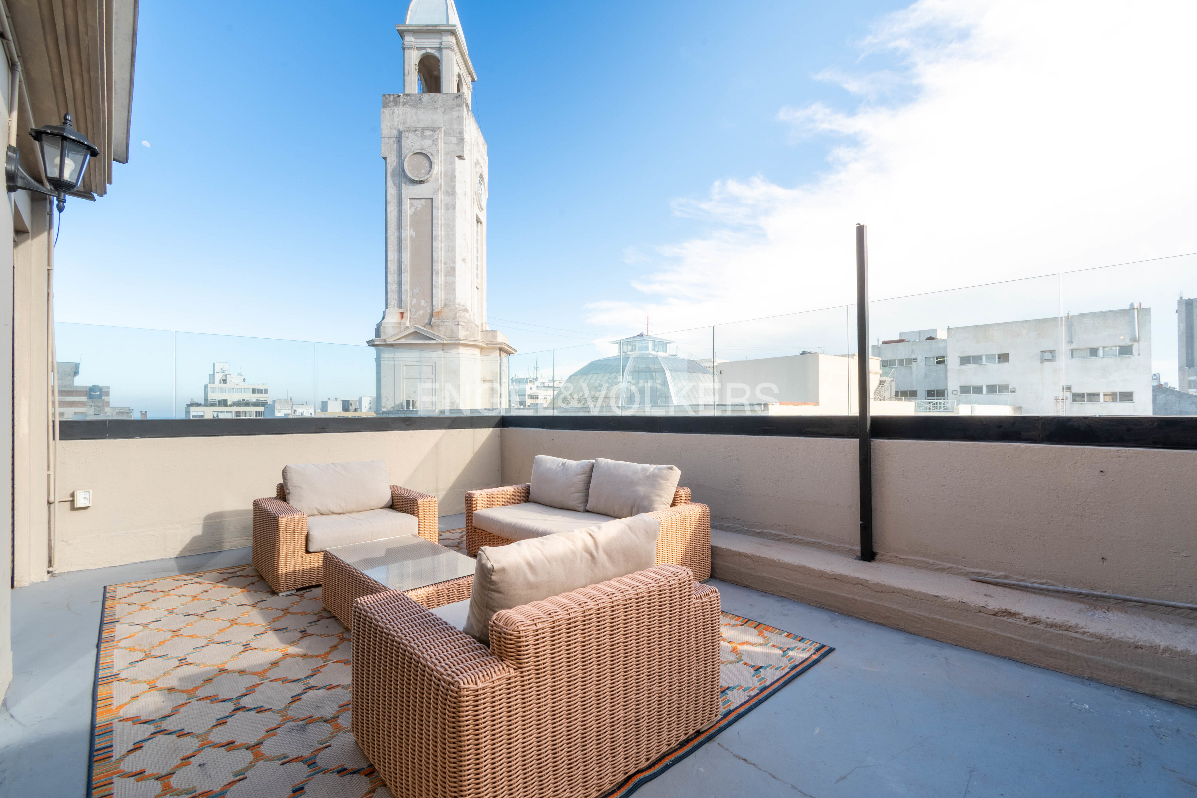 Sale of Spacious Furnished Penthouse, with Large Terrace in Ciudad Vieja