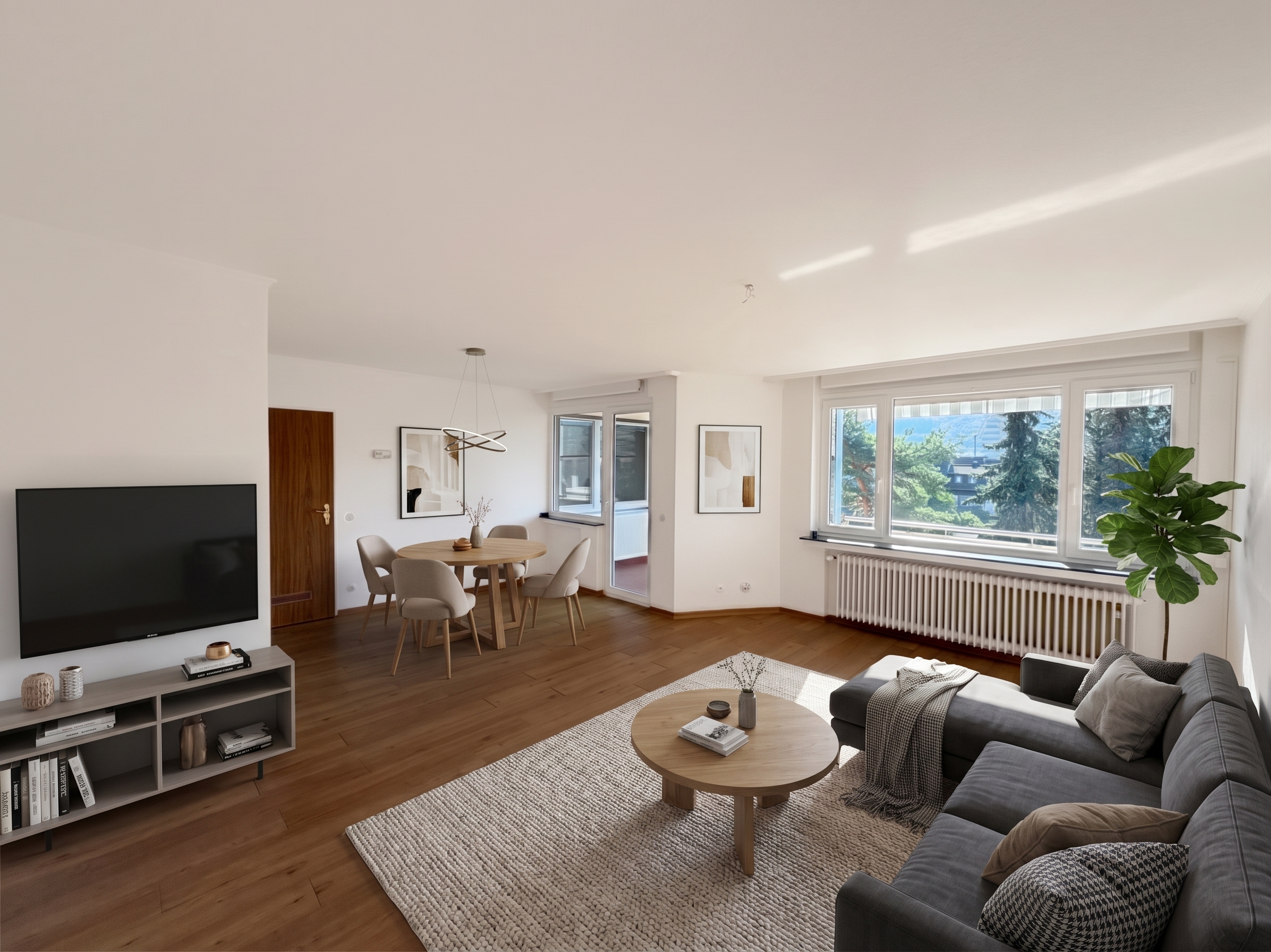 Zentral und praktisch - Zweizimmerwohnung in Bad Neuenahr mit zwei Tiefgaragenstellplätzen [AI-modified]