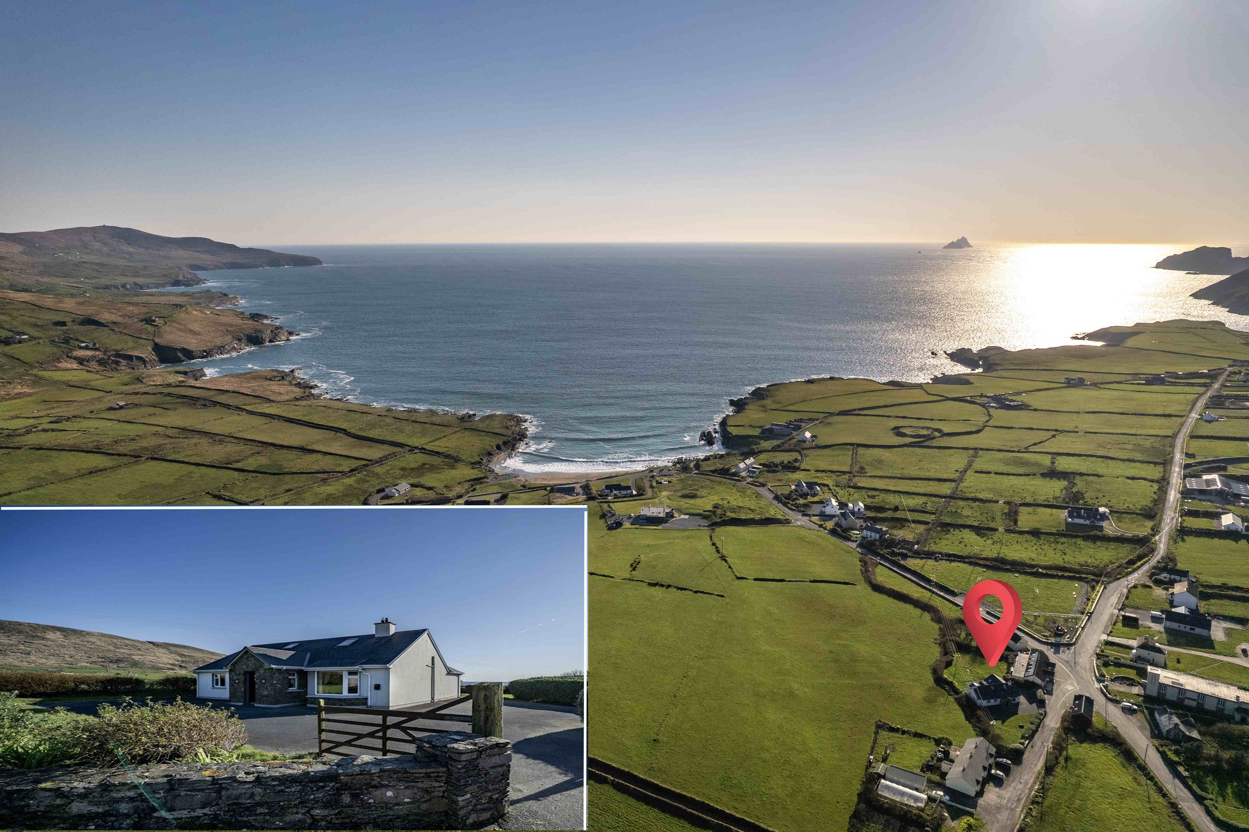 Fine Coastal Home with Exceptional Views over St. Finian’s Bay