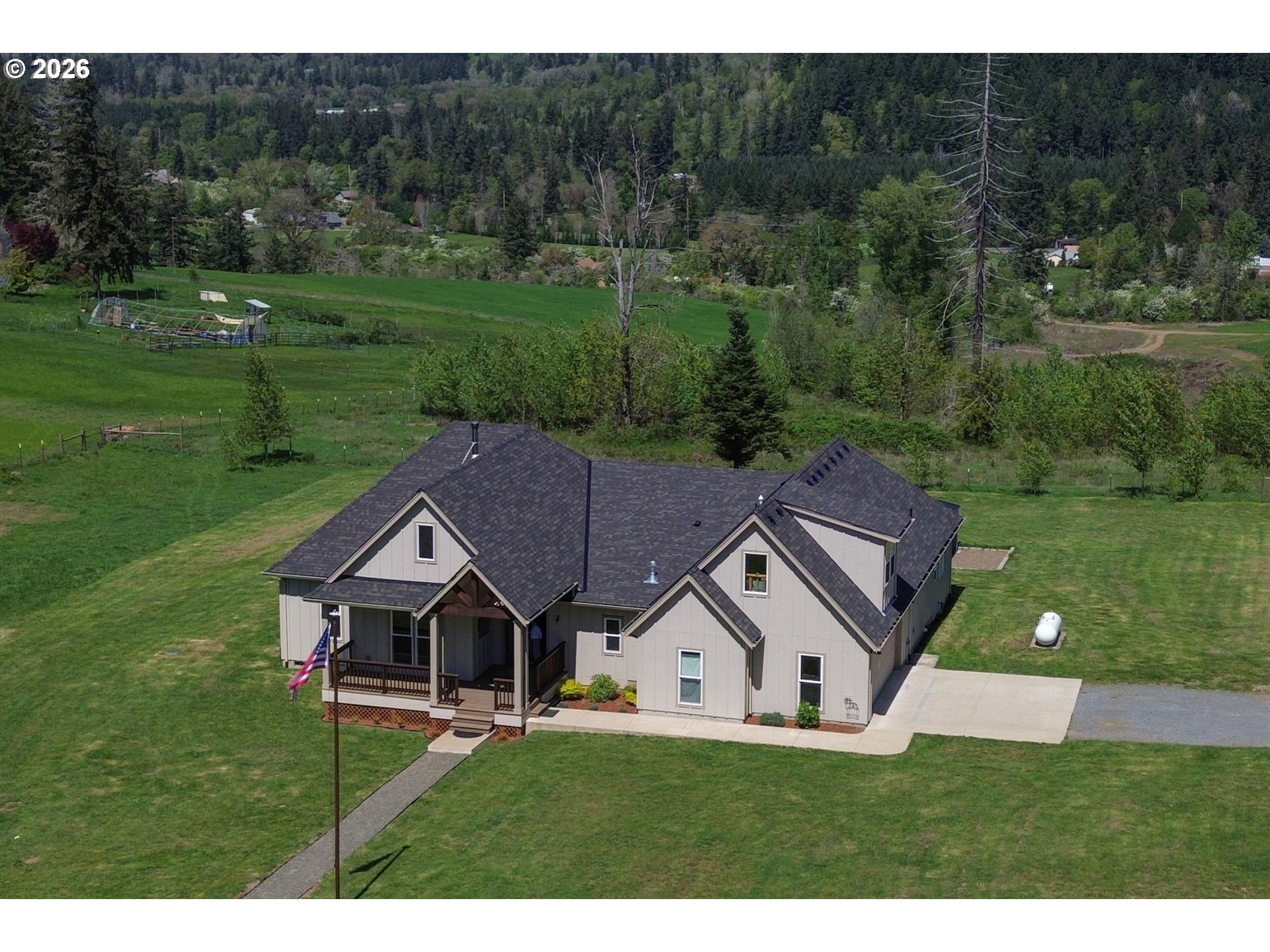 3 Acre Idyllic Hobby Farm with Main Level Living, Workshop