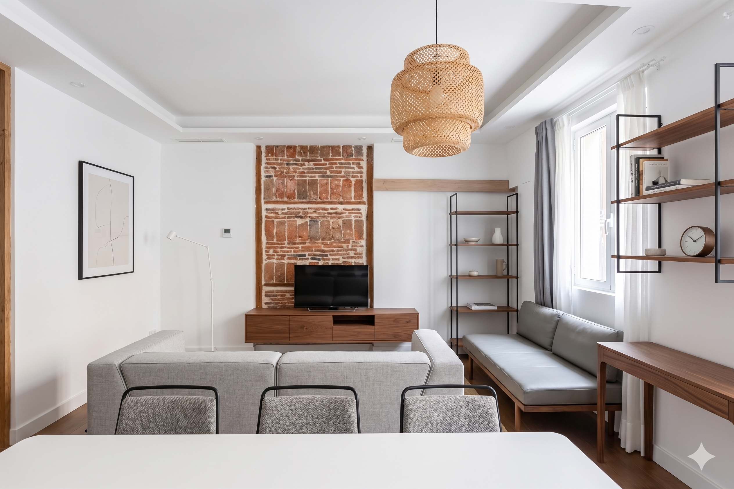 Encanto y modernidad: piso de 2 dormitorios en finca rehabilitada en Palacio