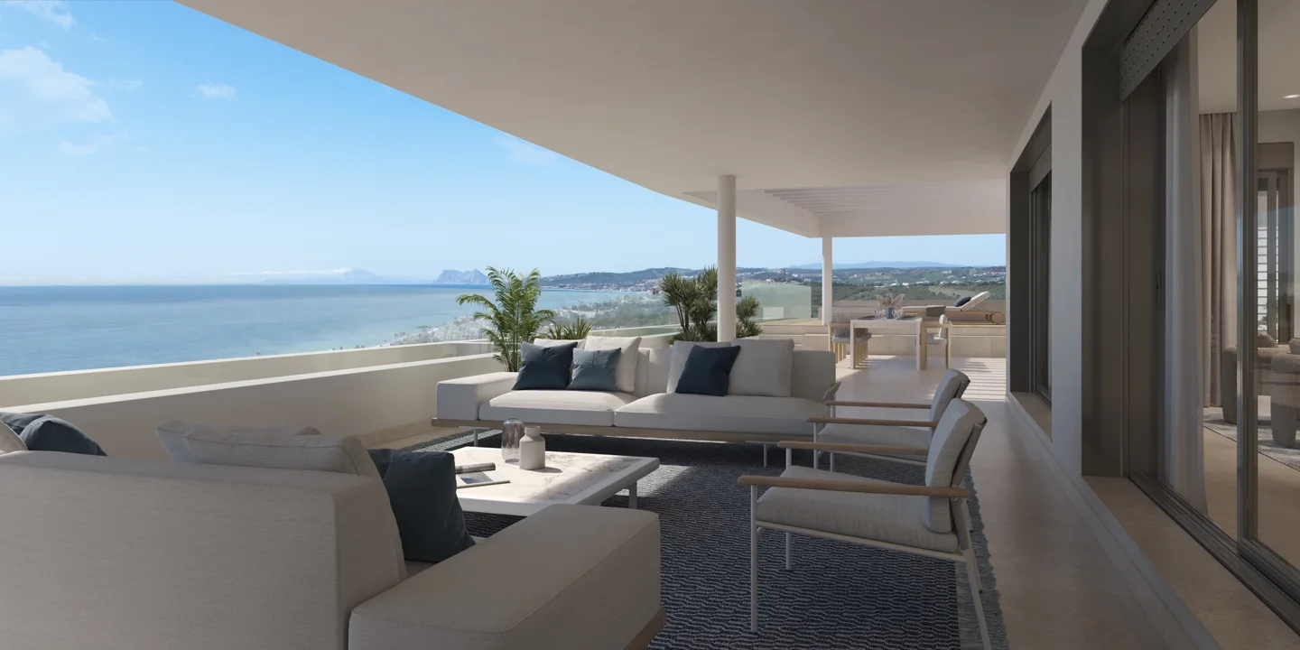 New development with spectacular sea views