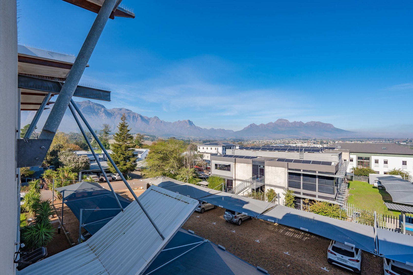 Office Space with High Ceilings & Mountain Views