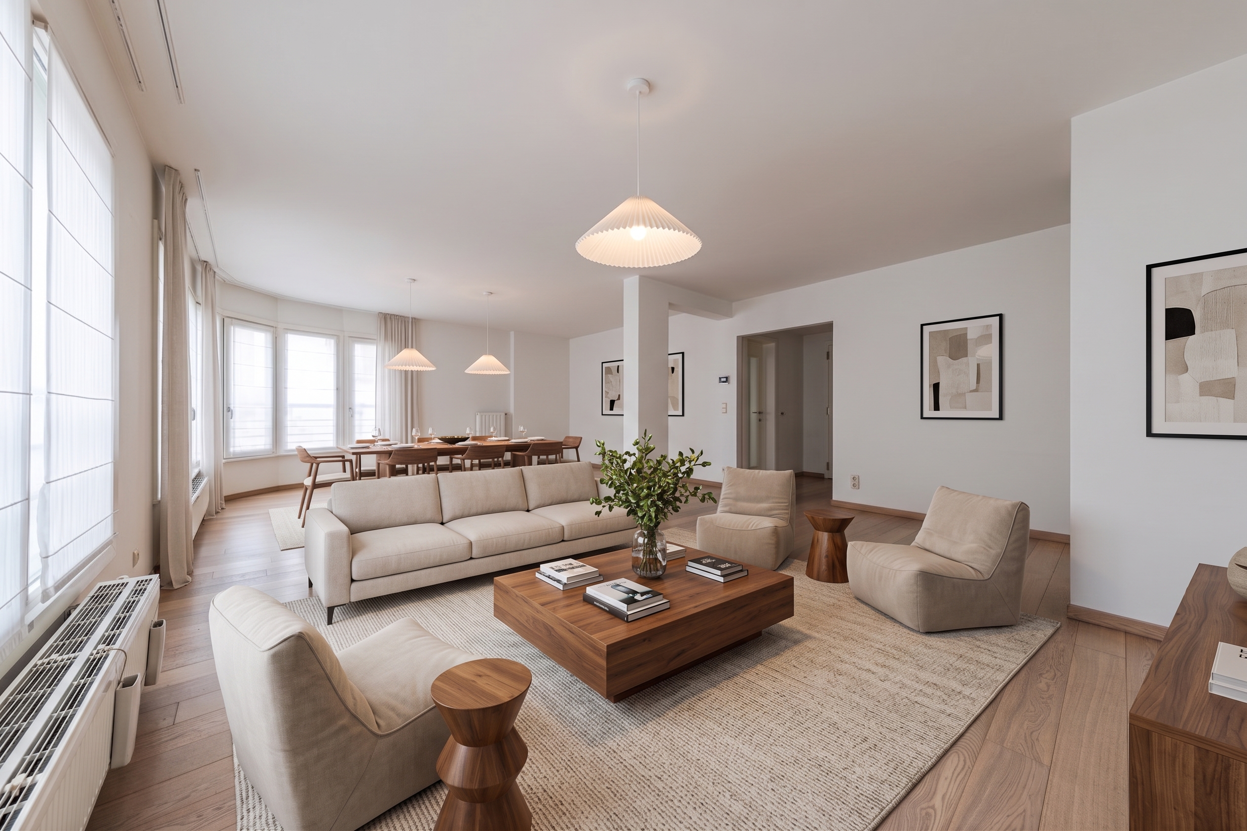 Luxury apartment with spacious terrace – SABLON [AI-modified]