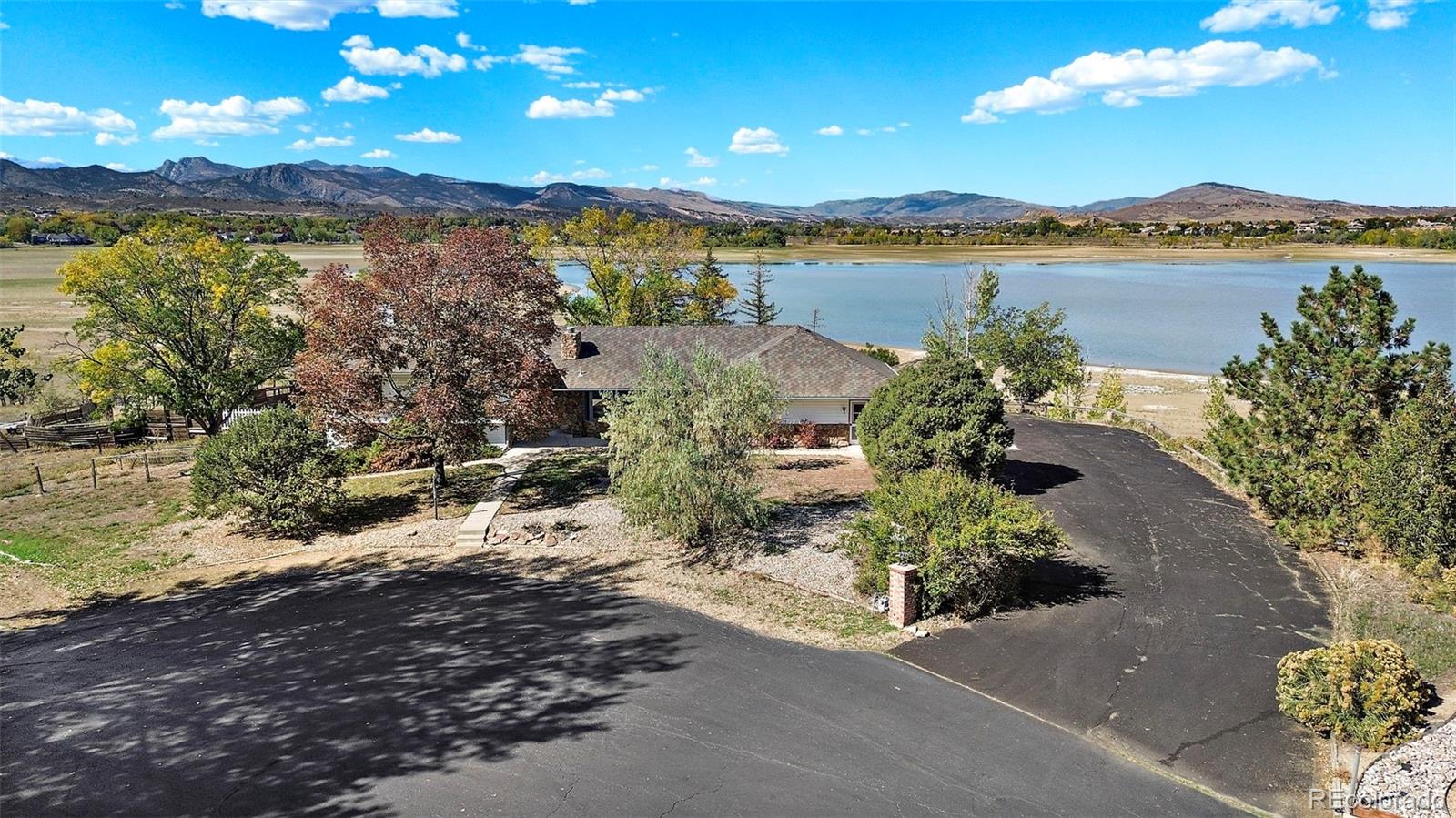 Boedecker Lakefront on an Acre with Private Dock and Views