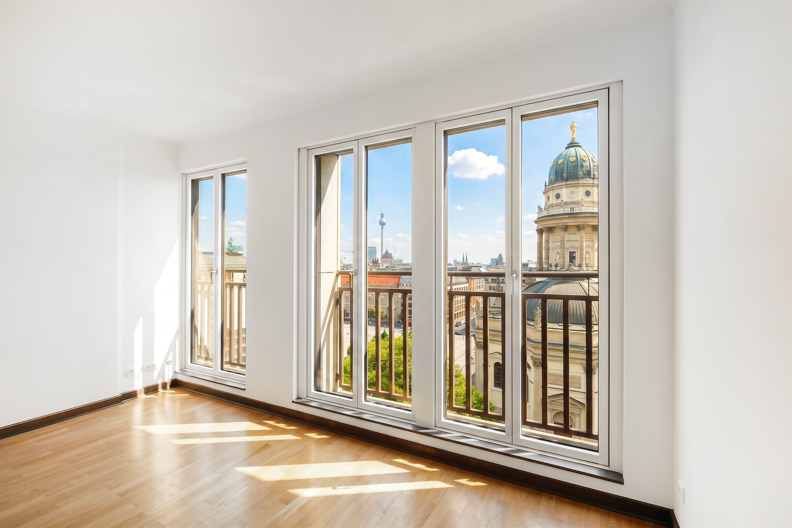 Quartier 205: Eine exklusive Adresse mit Blick auf den Gendarmenmarkt und die Berliner Skyline