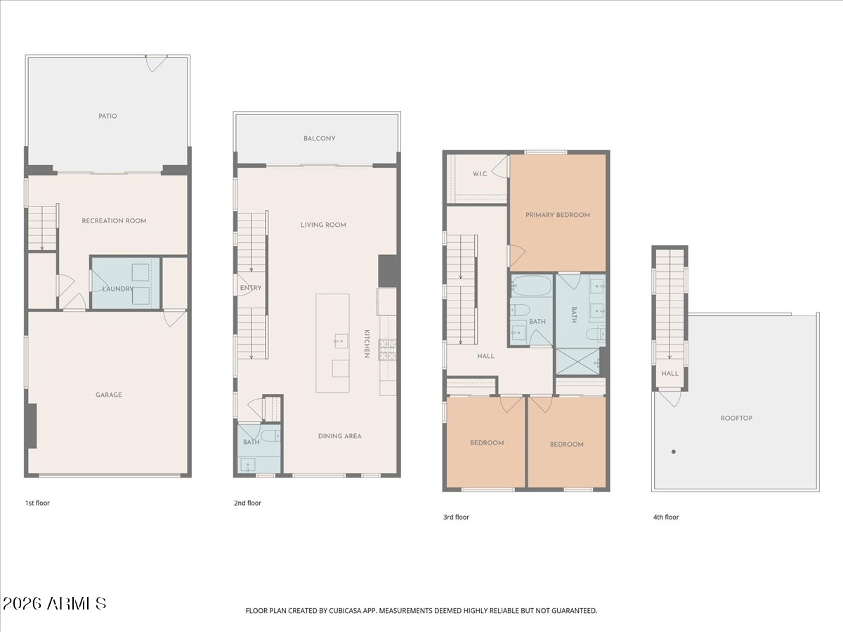 Rare End-Unit Townhome with Private Rooftop Deck & Views