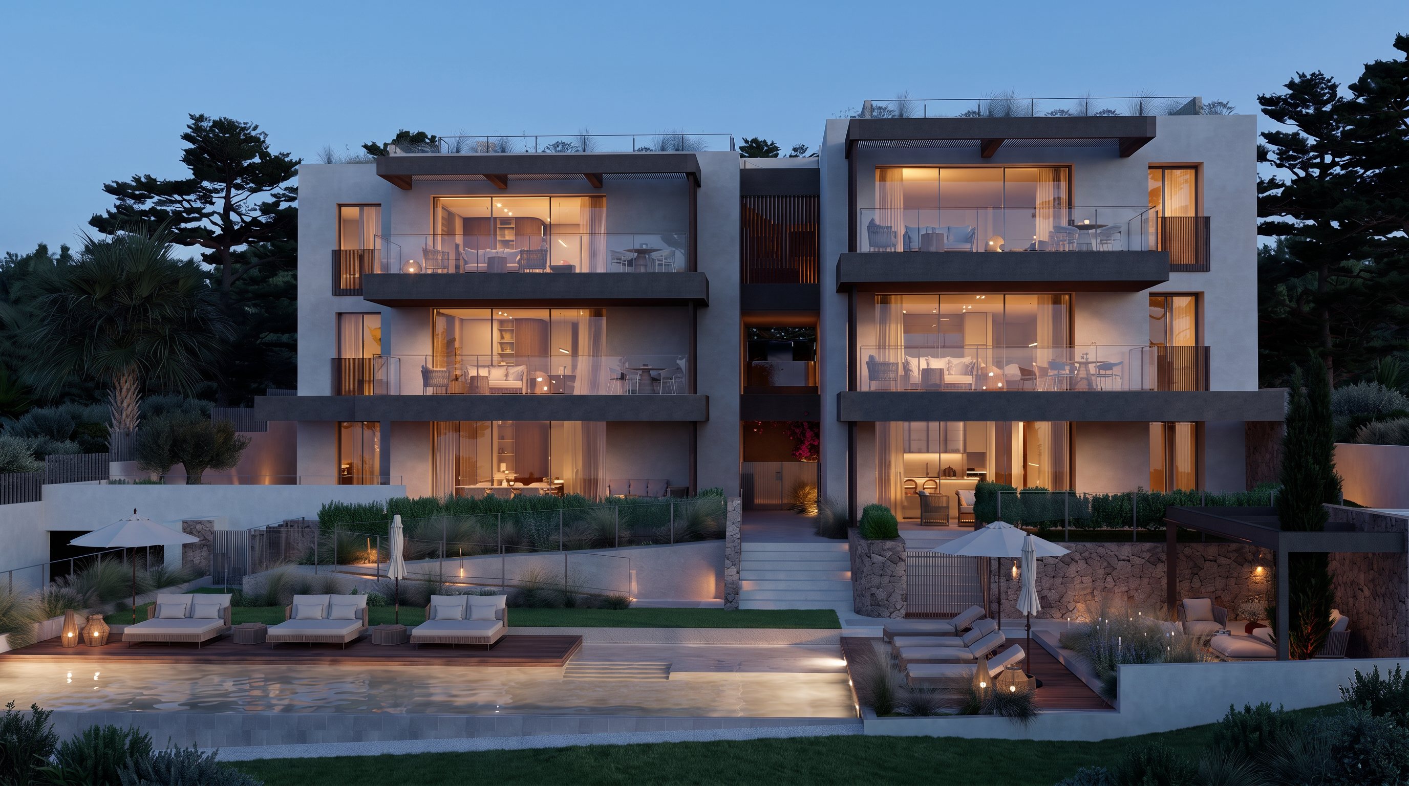 High-quality new development in a prime location close to the city and beach