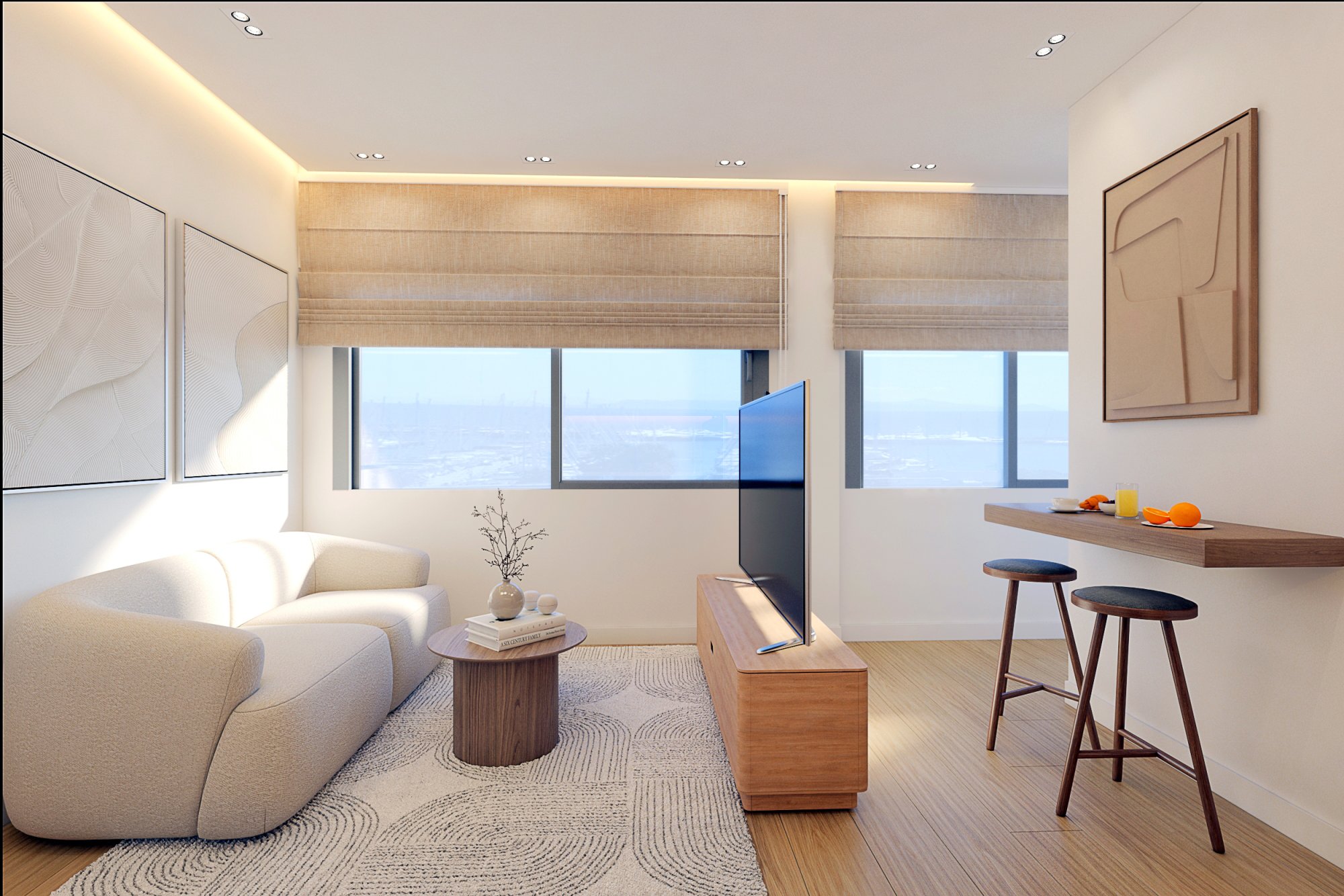 Pied-à-Terre 2ου ορόφου με θέα σε πισίνα στο Ελληνικό