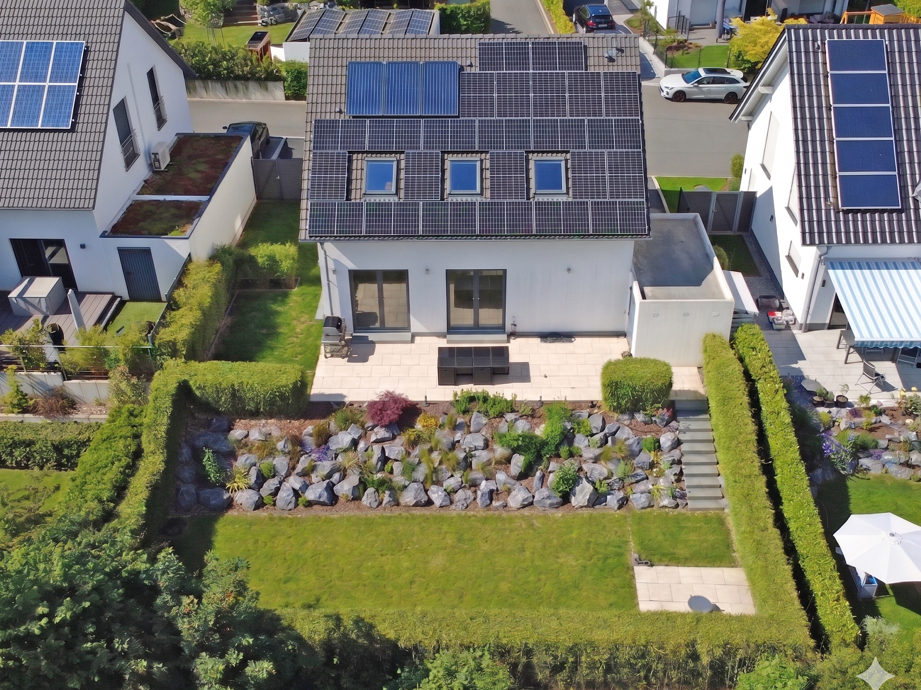 Modernes Einfamilienhaus mit Energieklasse A in grüner Wohnlage