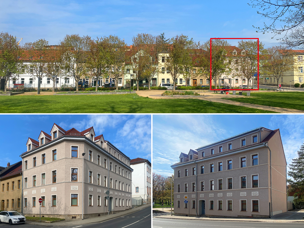 Direkt am Park - 2020 saniertes MFH mit Top-Energiewerten, Balkonen und Stellplätzen