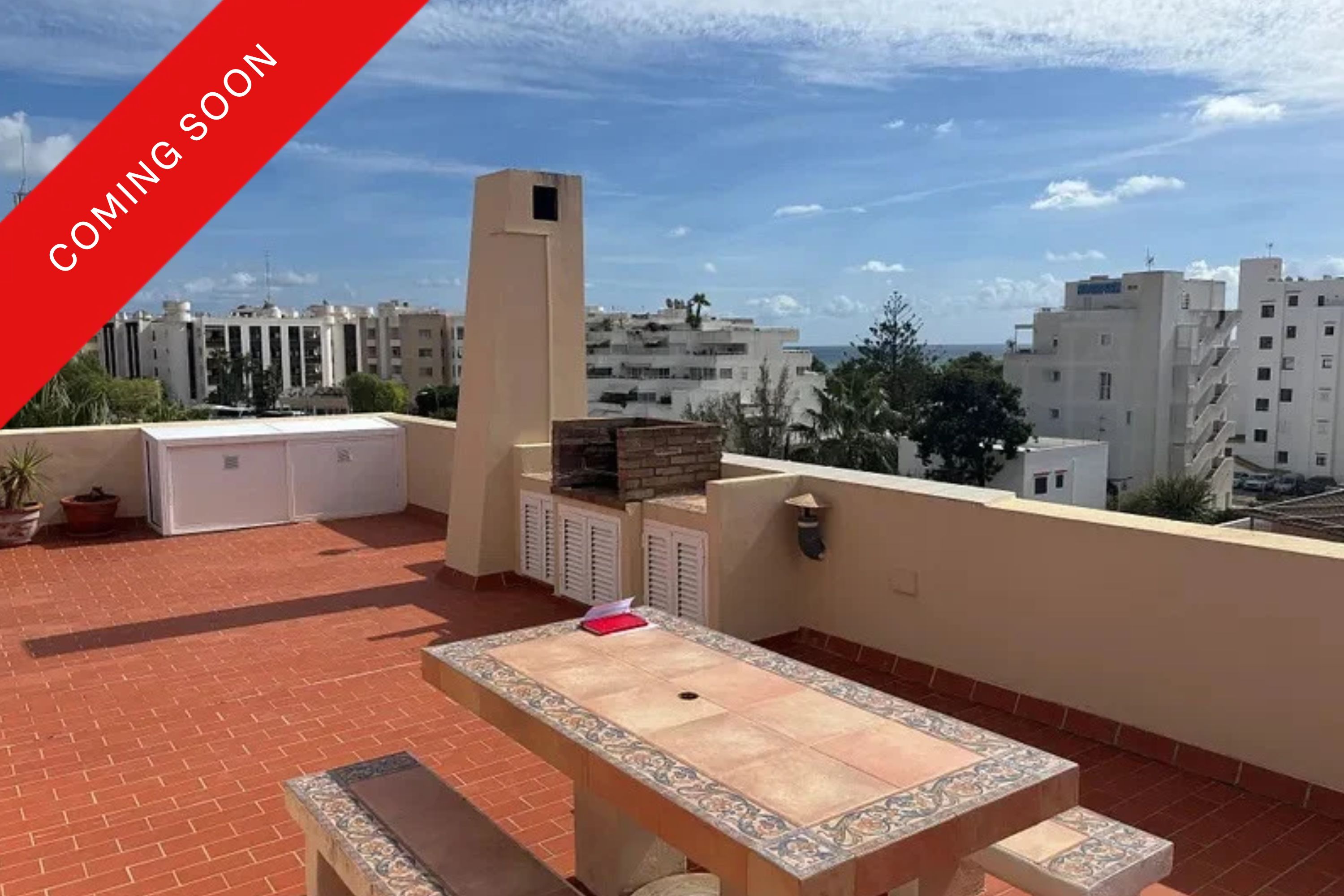 Penthouse close to the beach with large rooftop terrace