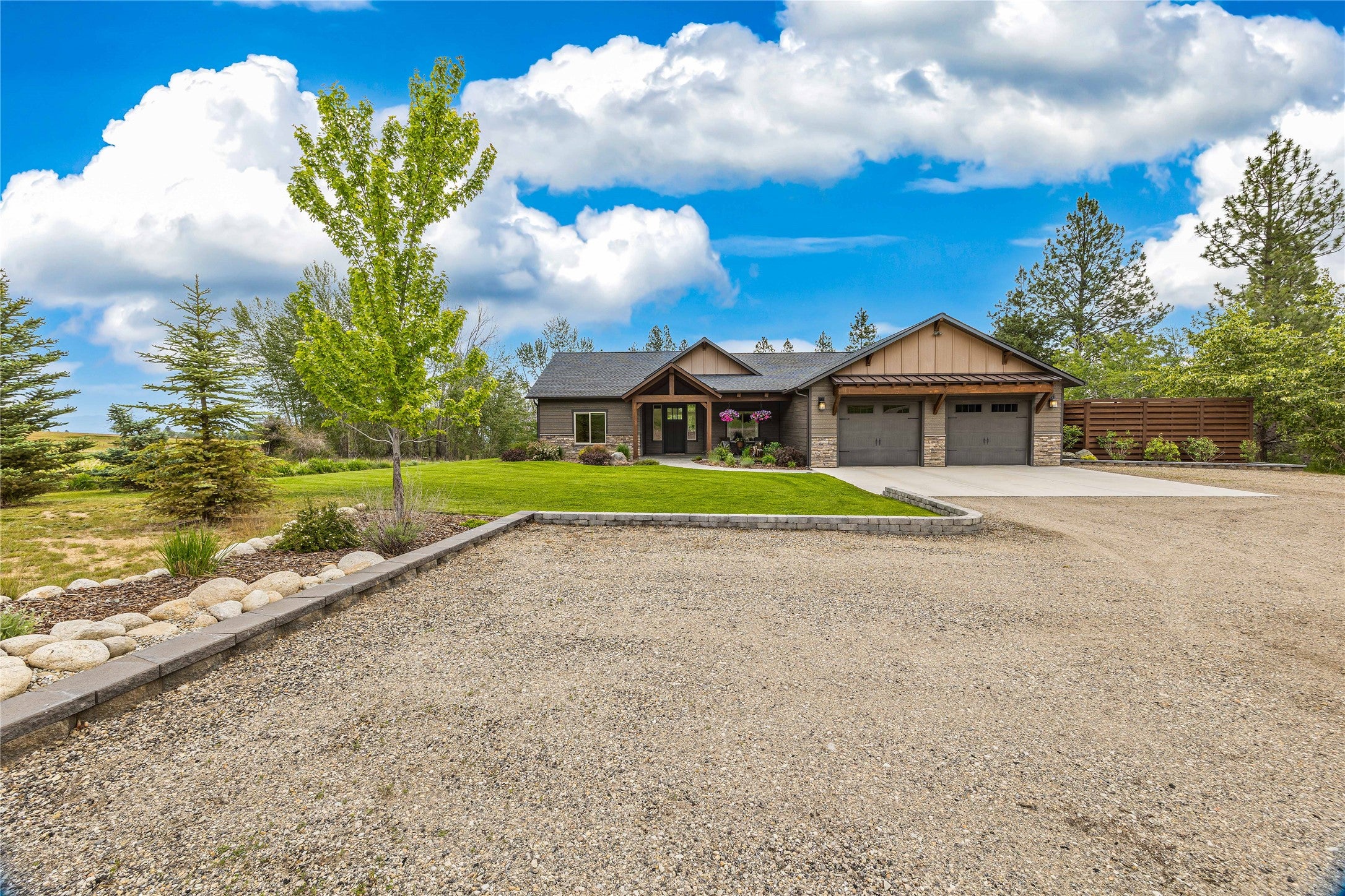 Custom Built Home At The Base Of The Bitterroot Mountains