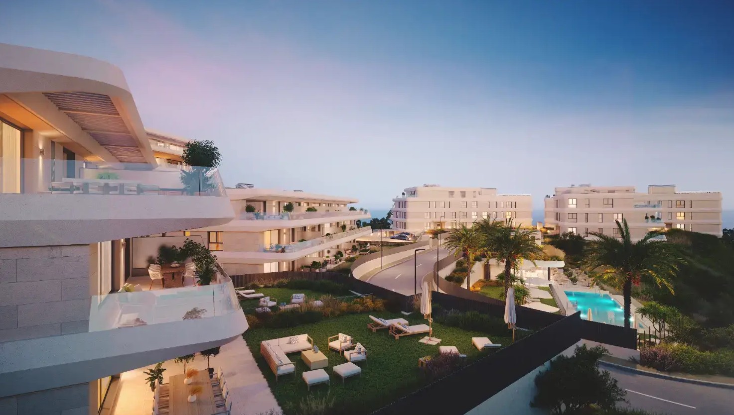 Elegant residential complex in Estepona