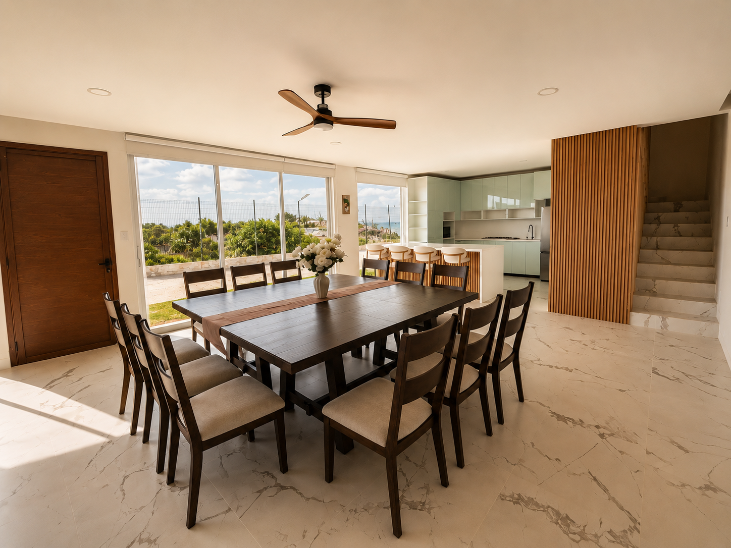 North Cancun 4 Bed Villa Oceanfront