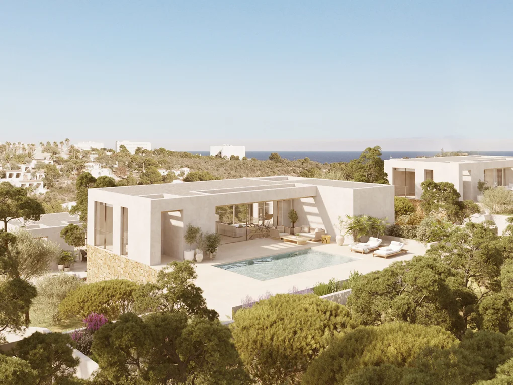 New development: Contemporary villas near the beach
