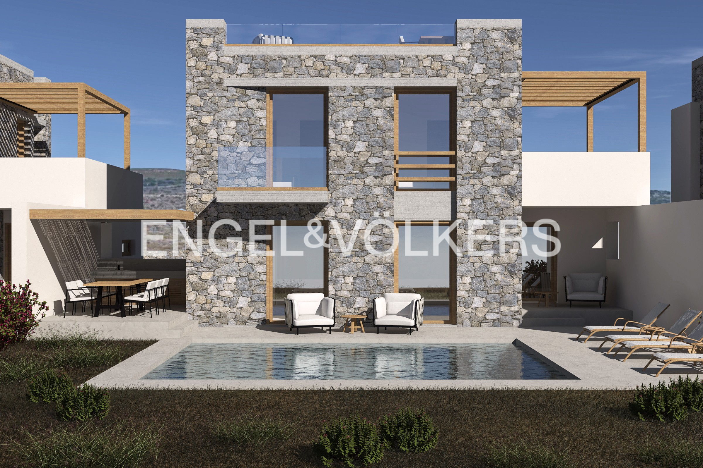 Sea View Stone Villa in Naxos