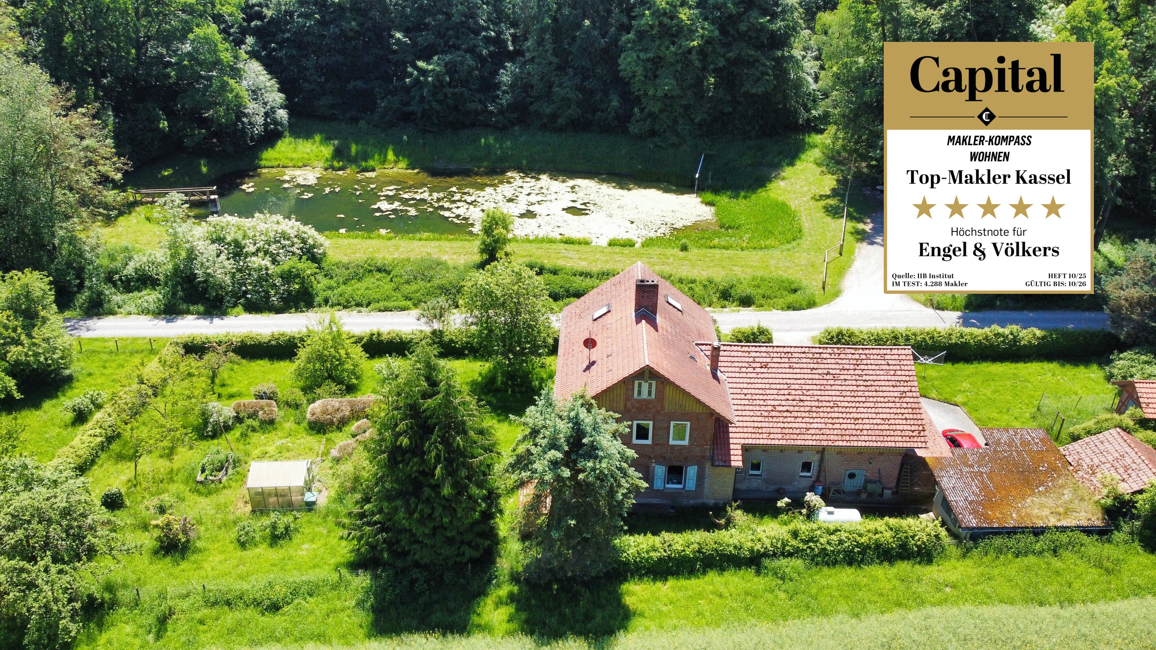 Historisches Landhaus in absoluter Alleinlage am Waldrand – Wohnen, wo andere Erholung suchen in der Nähe von Hofgeismar