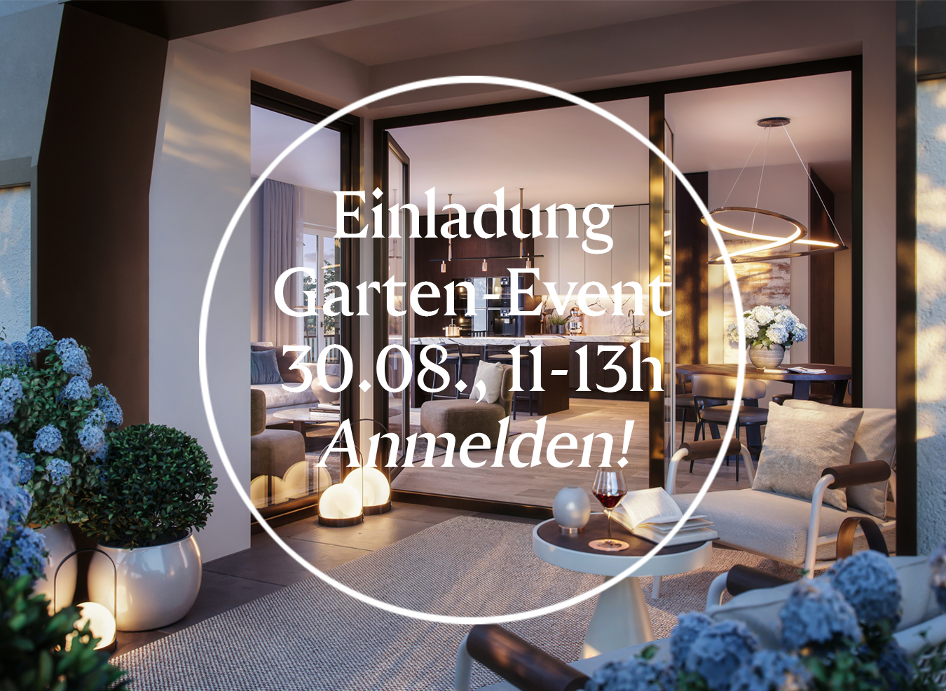 GARTEN-EVENT AM 30.08. * Hochwertige Neubauwohnung mit Blick ins Grüne