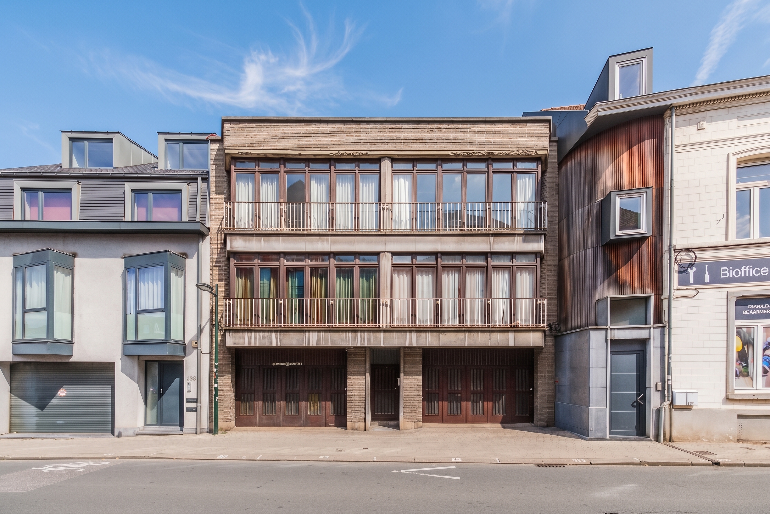 Sint-Jobplein – opbrengsteigendom – 4 erkende wooneenheden, kantoren & garages [AI-bewerkt]