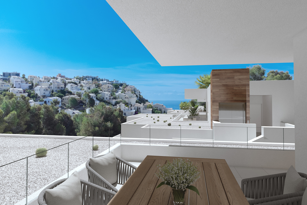 Modern new build duplex in Cumbre del Sol