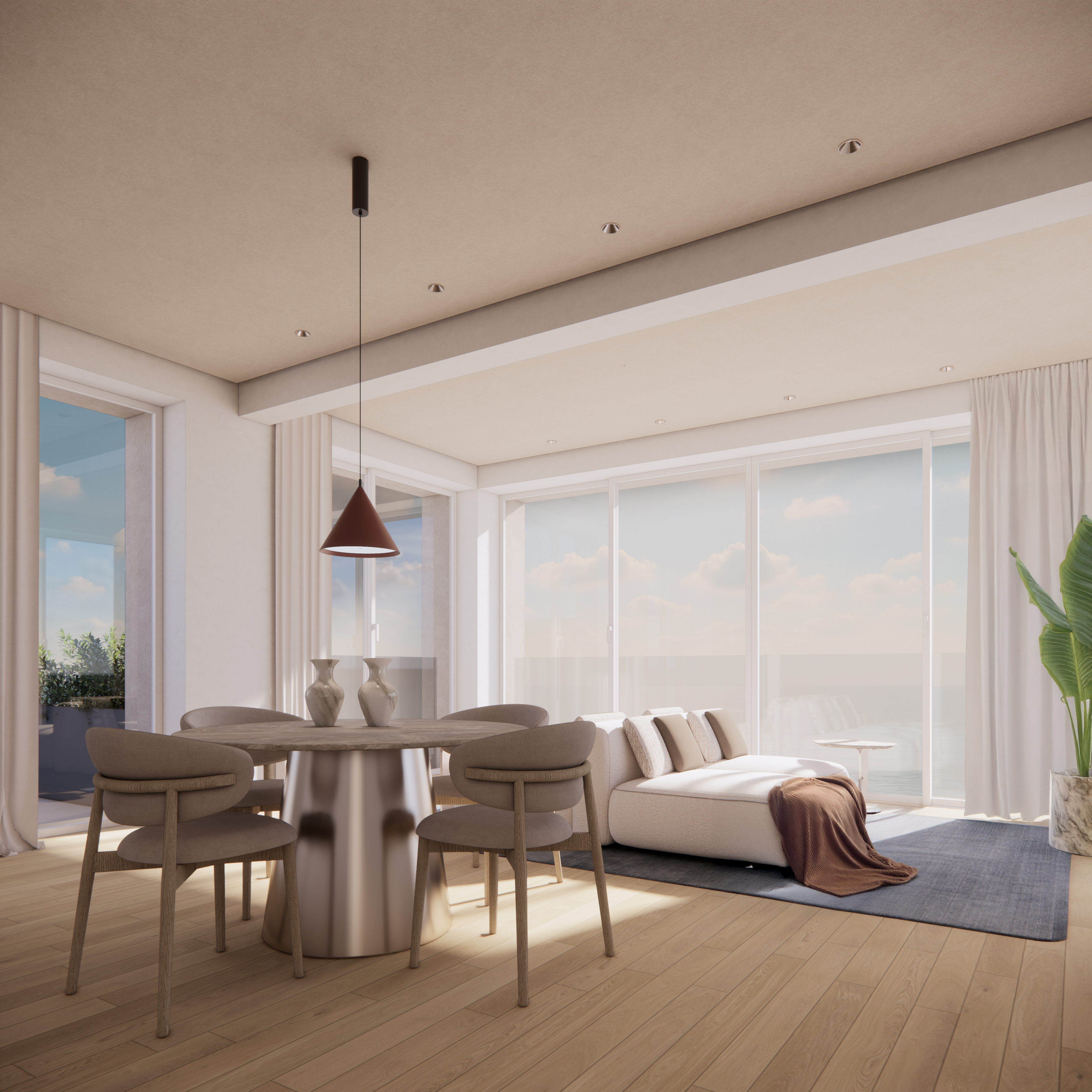 Prestigious apartment with sea view