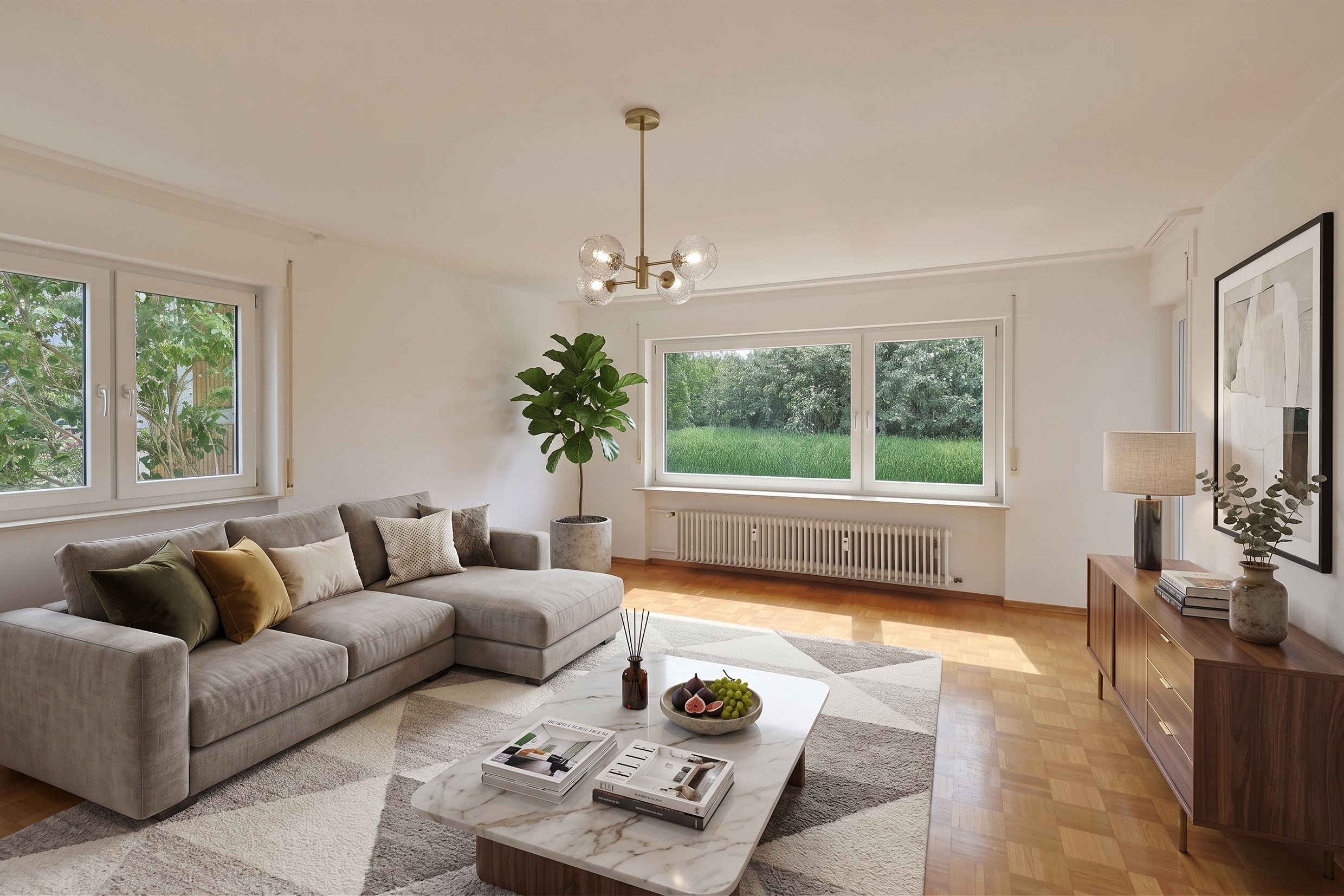 Großzügige 4-Zimmer-Wohnung mit sonnigem West-Balkon