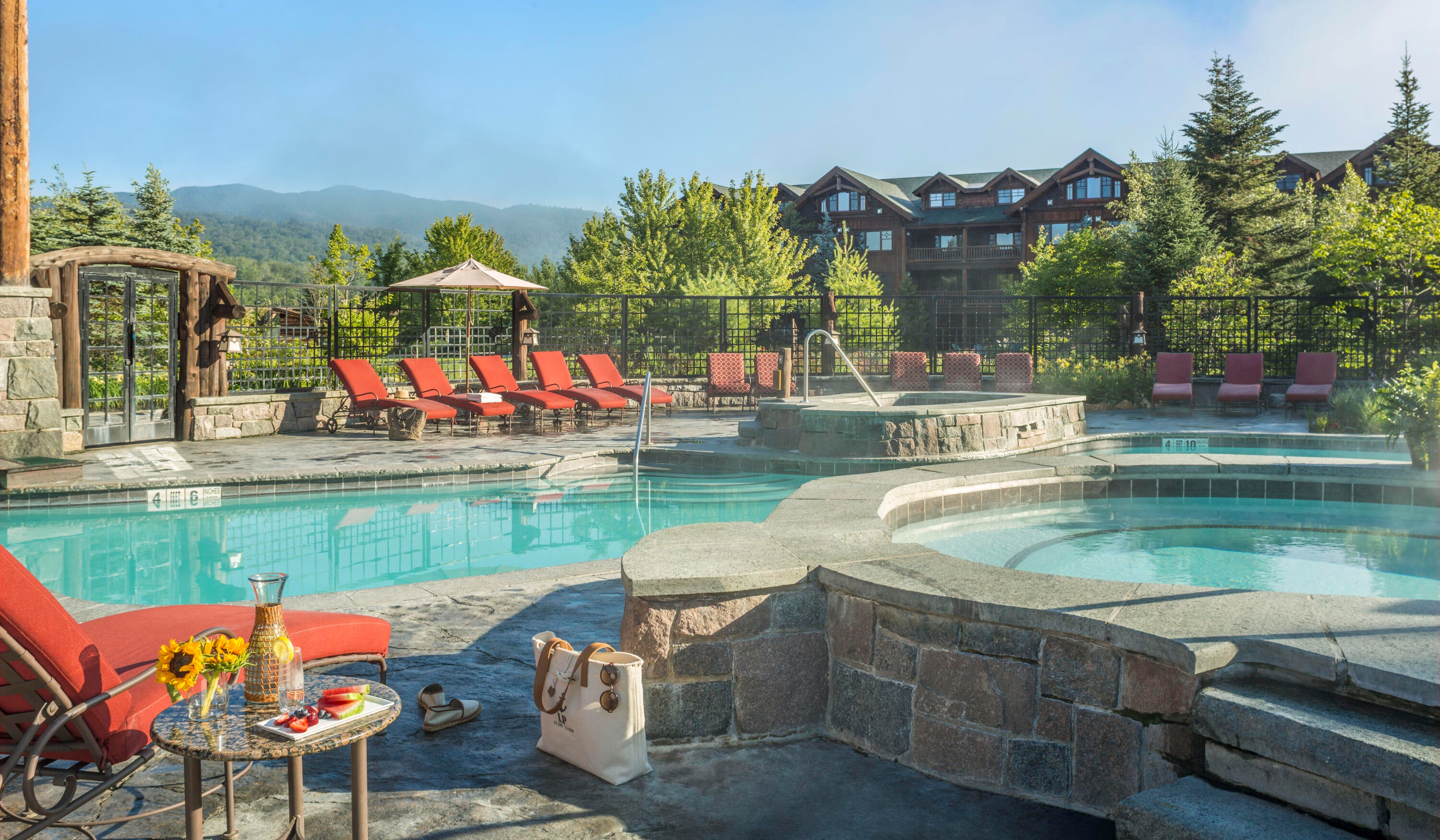 Adjoining Suites at the Whiteface Lodge,in Lake Placid, NY