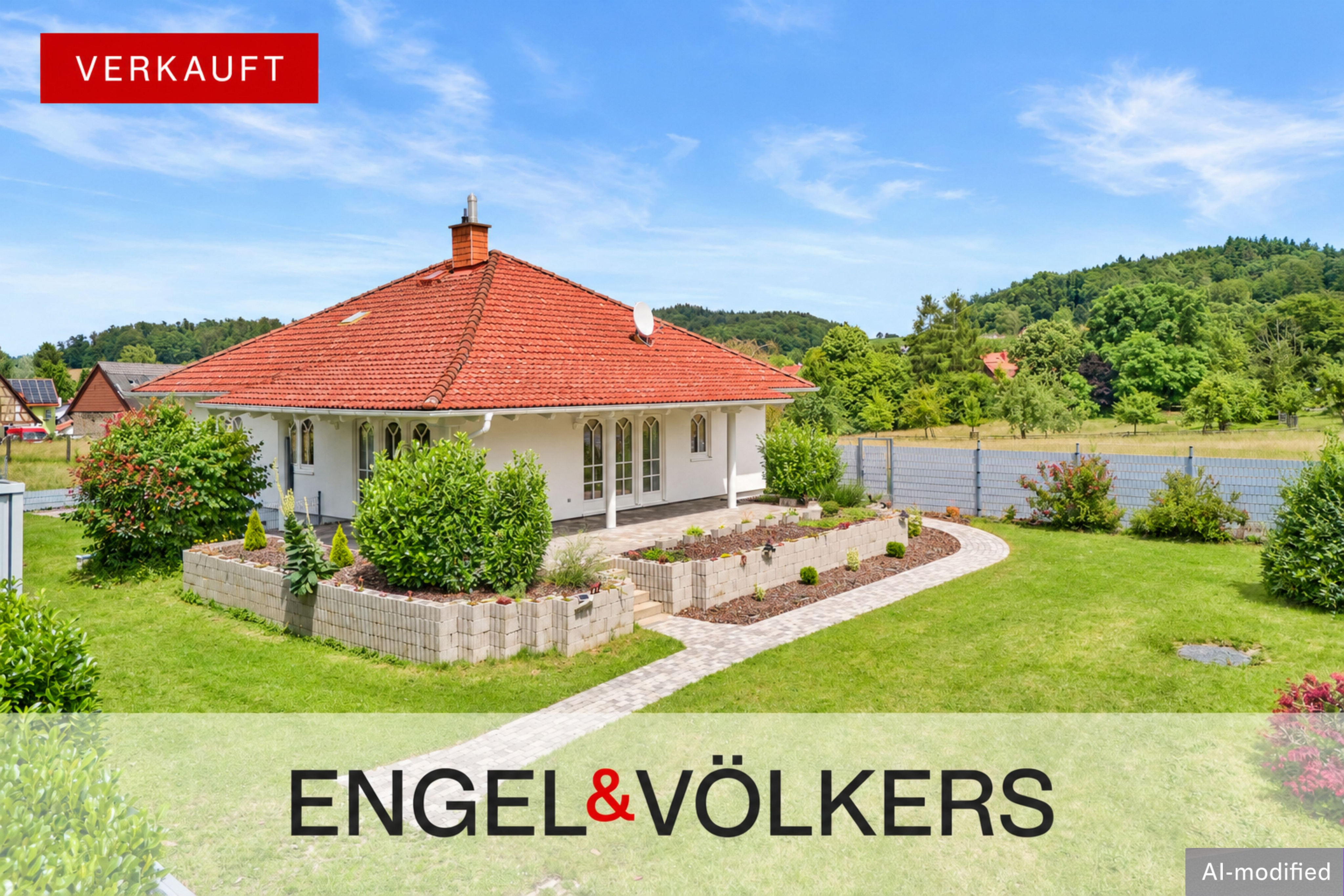 Idyllic oasis of peace with panoramic views into the countryside!