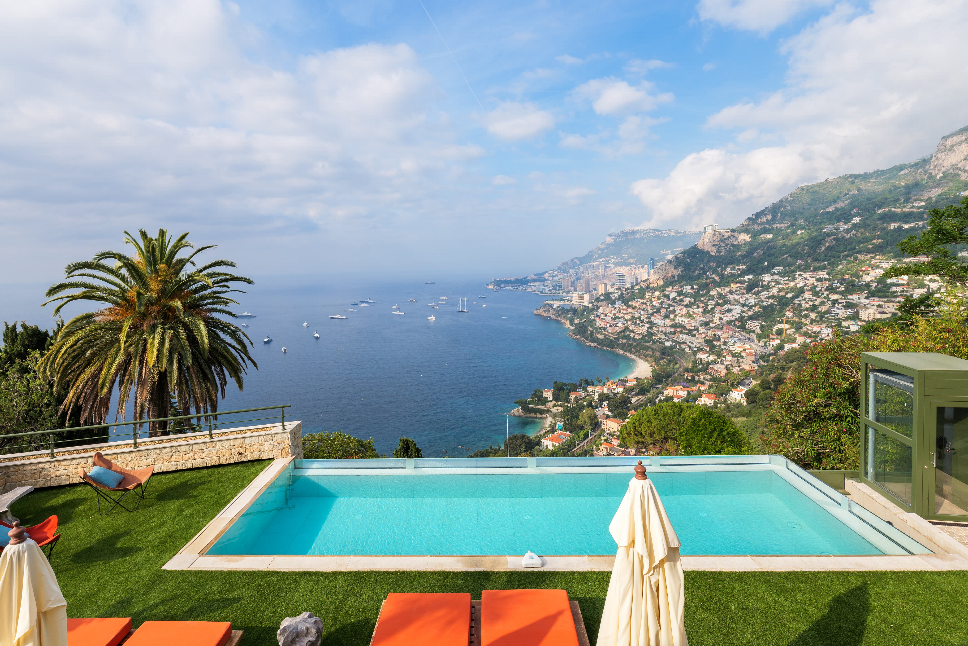 Seasonal rental – Luxury villa with panoramic sea views – Roquebrune-Cap-Martin, French Riviera