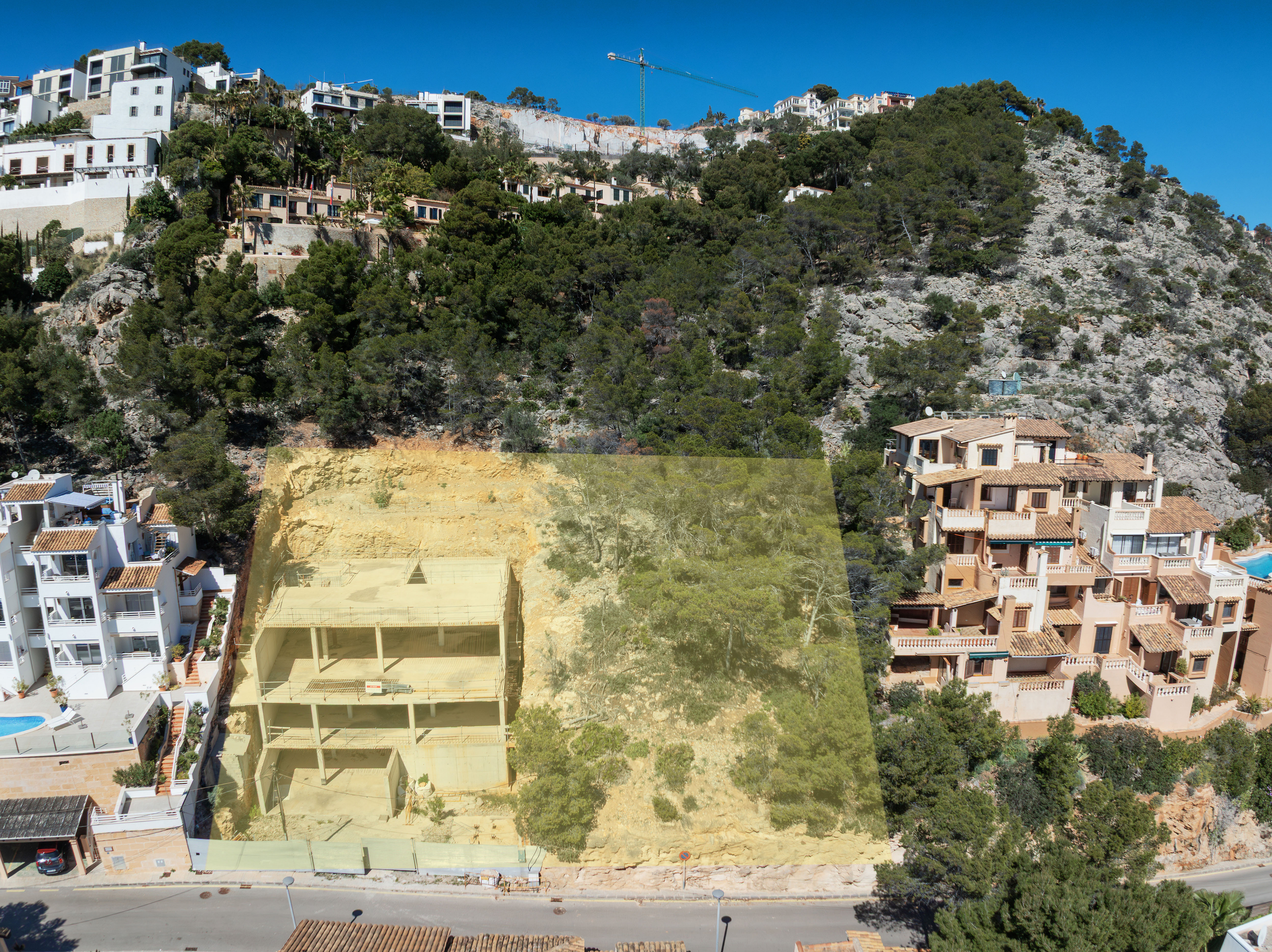 Villa de lujo exclusiva con licencia de obras en Cala Llamp