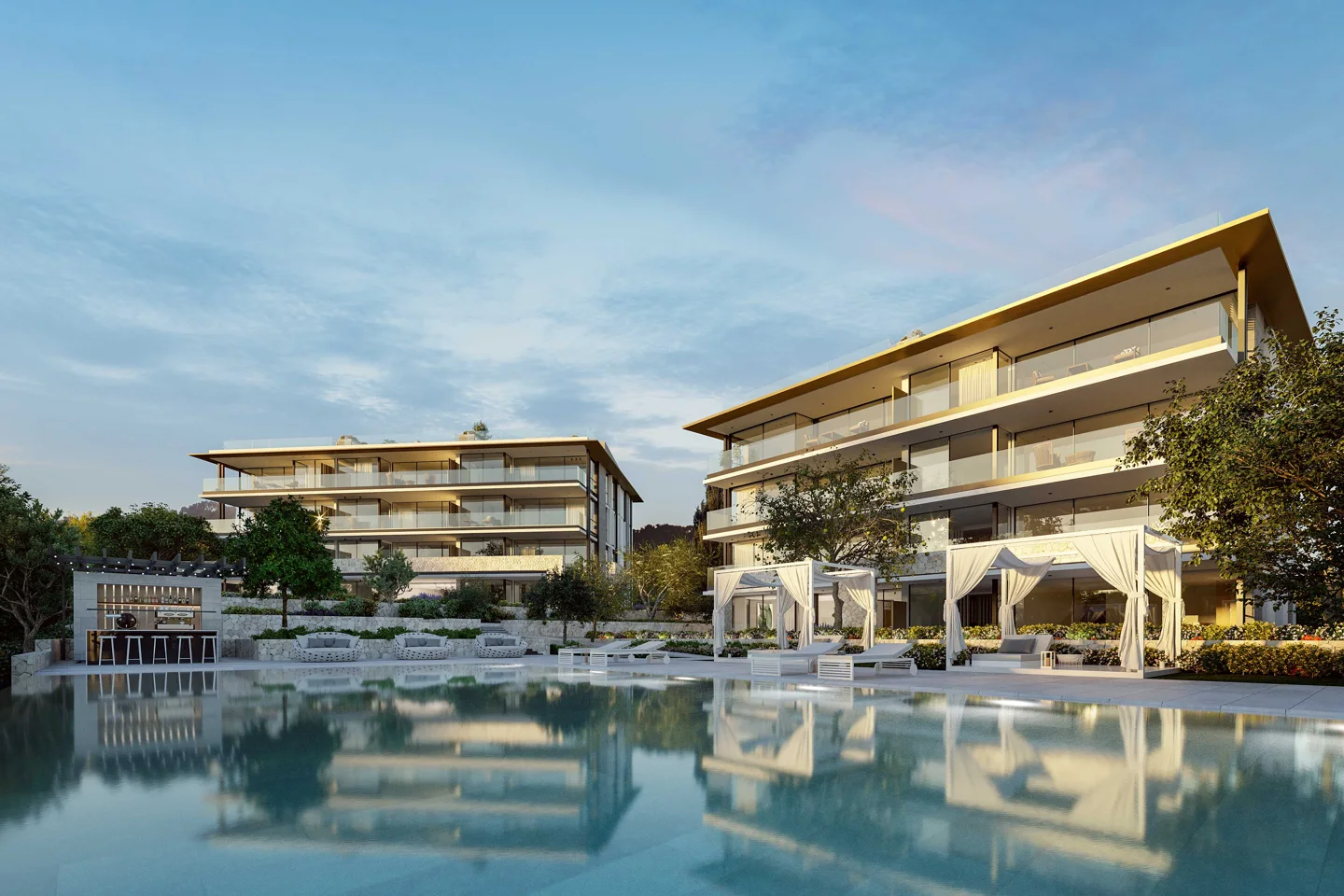 Modernos apartamentos de lujo de estilo mediterráneo en el suroeste de Mallorca