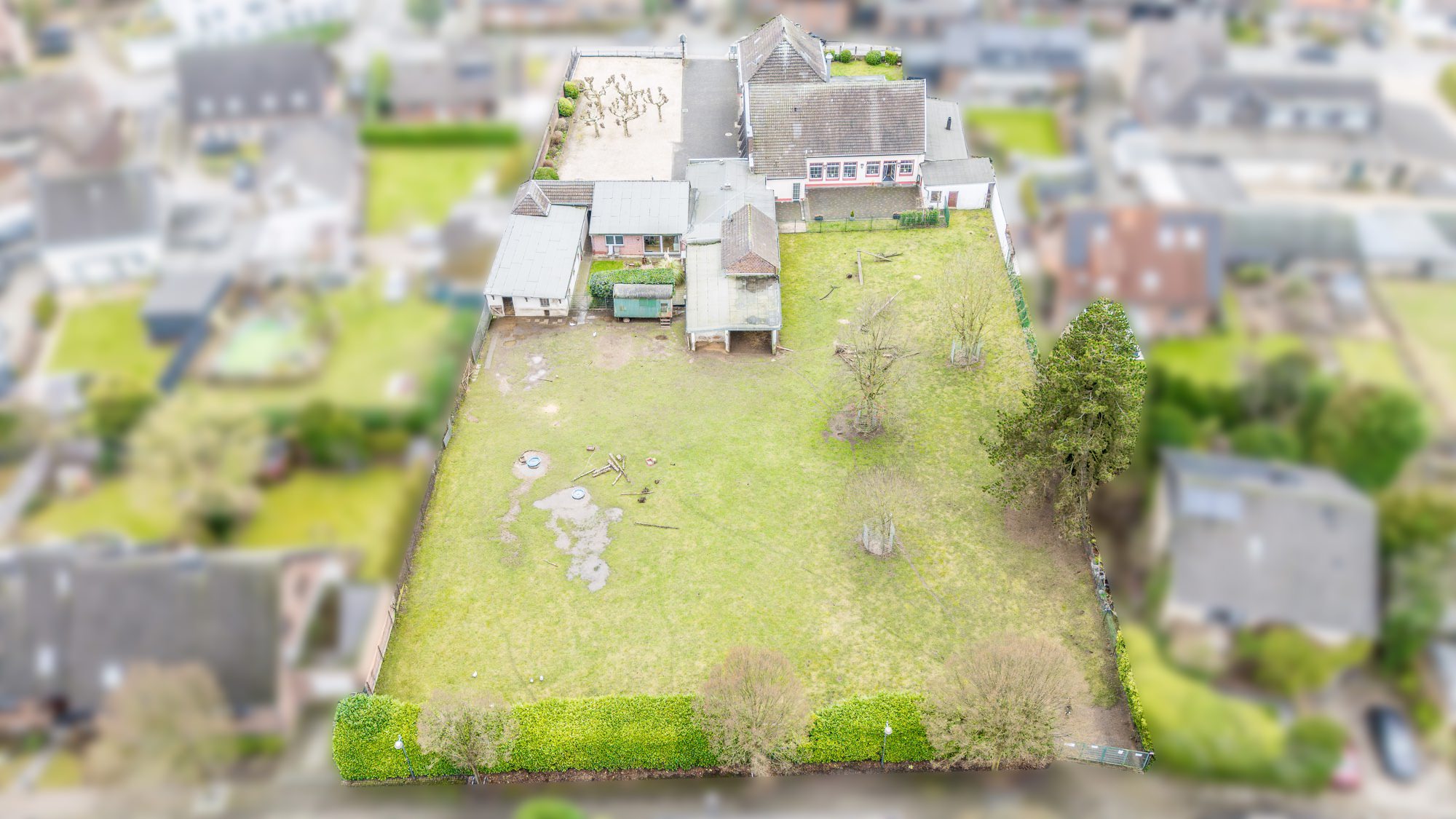 Property with development potential and dual access in an established neighborhood