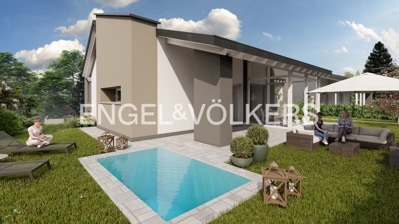 NEW SINGLE VILLA WITH PRIVATE GARDEN AND POOL