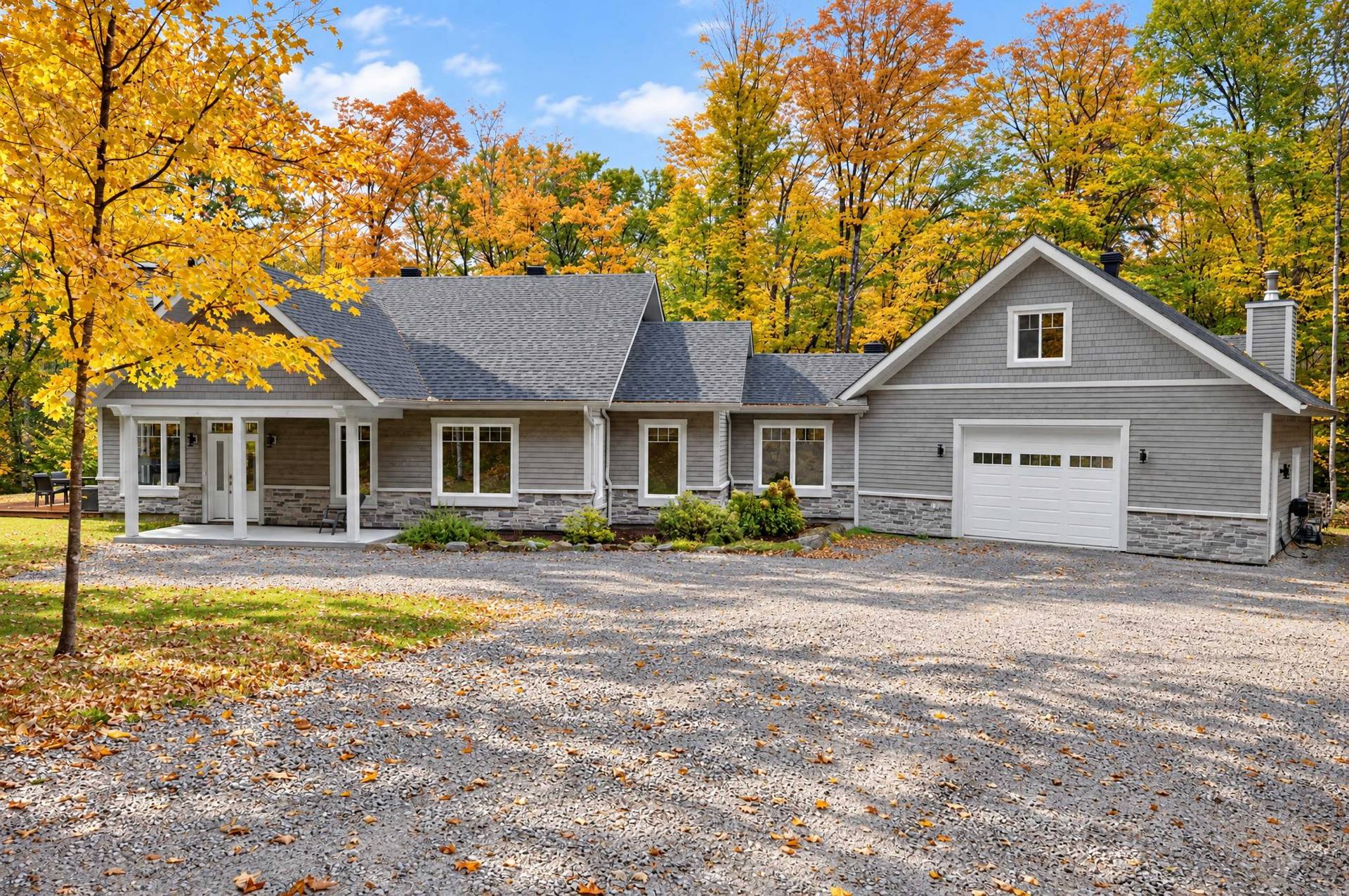 This property sits on a beautifully landscaped lot.