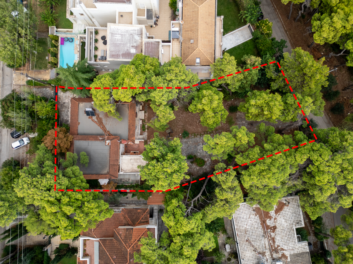 Exceptional 1,403 sq.m. plot in Ekali