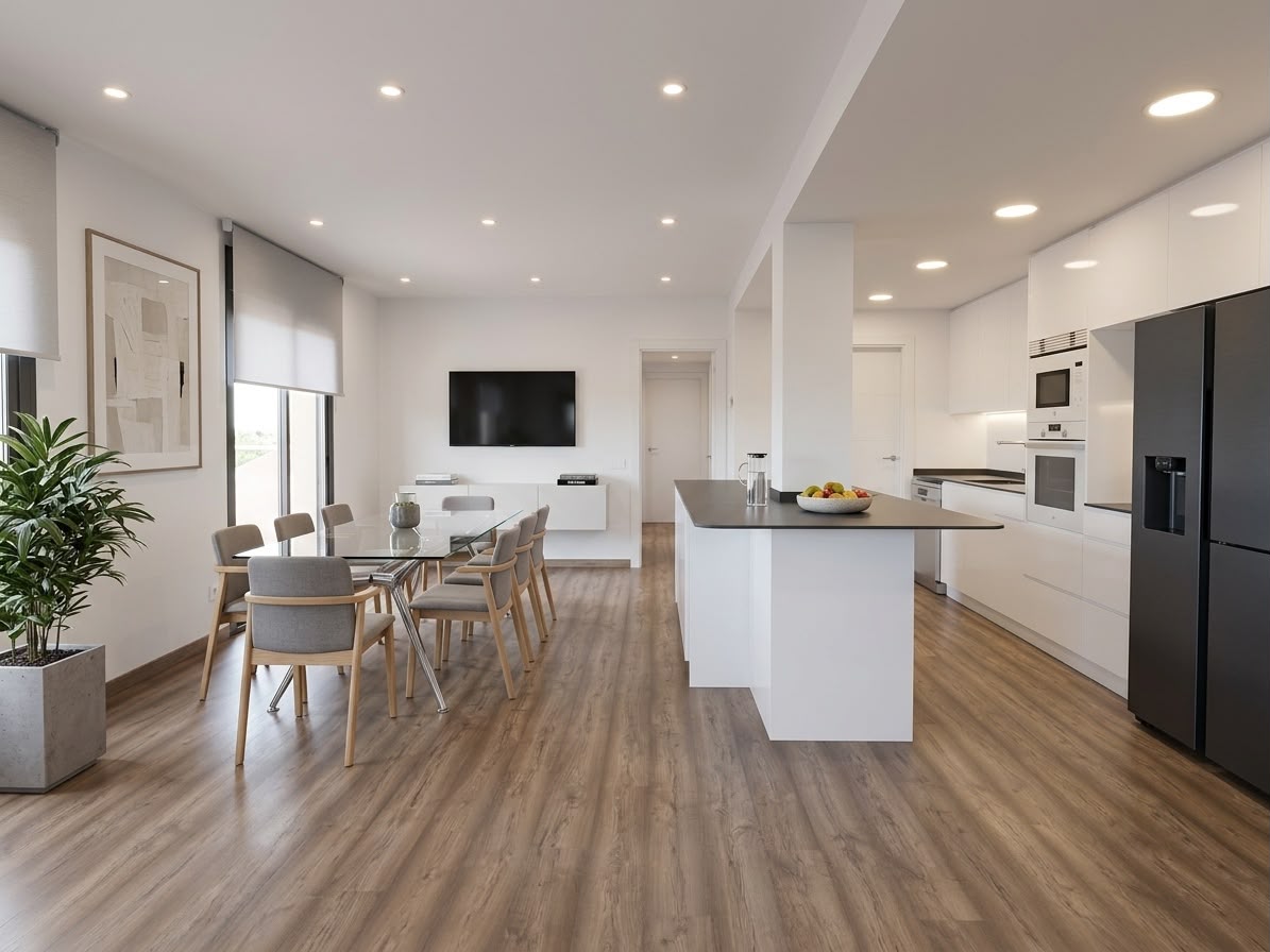 Beautiful, bright designer penthouse with sea views