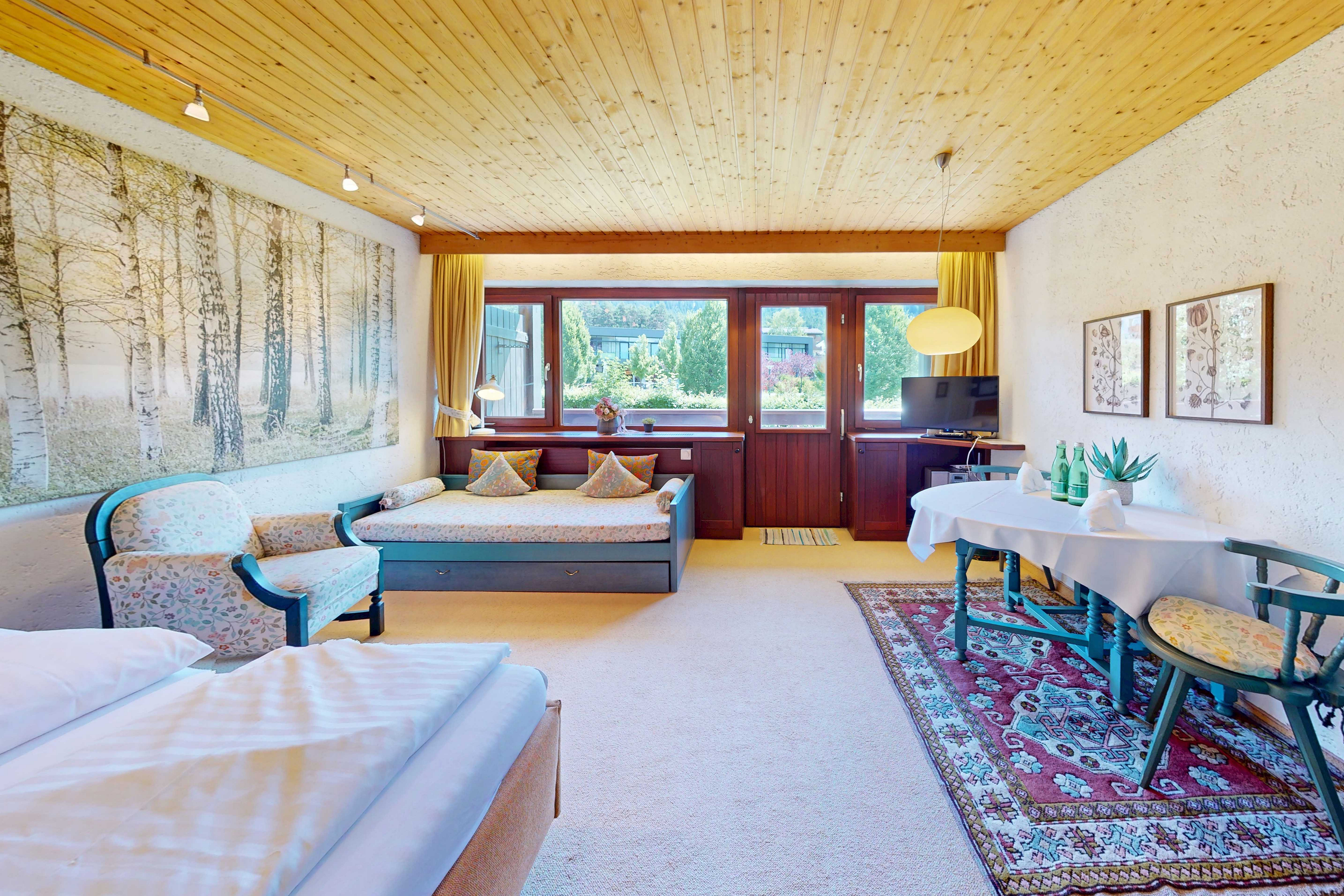Modernized holiday studio-apartment with balcony