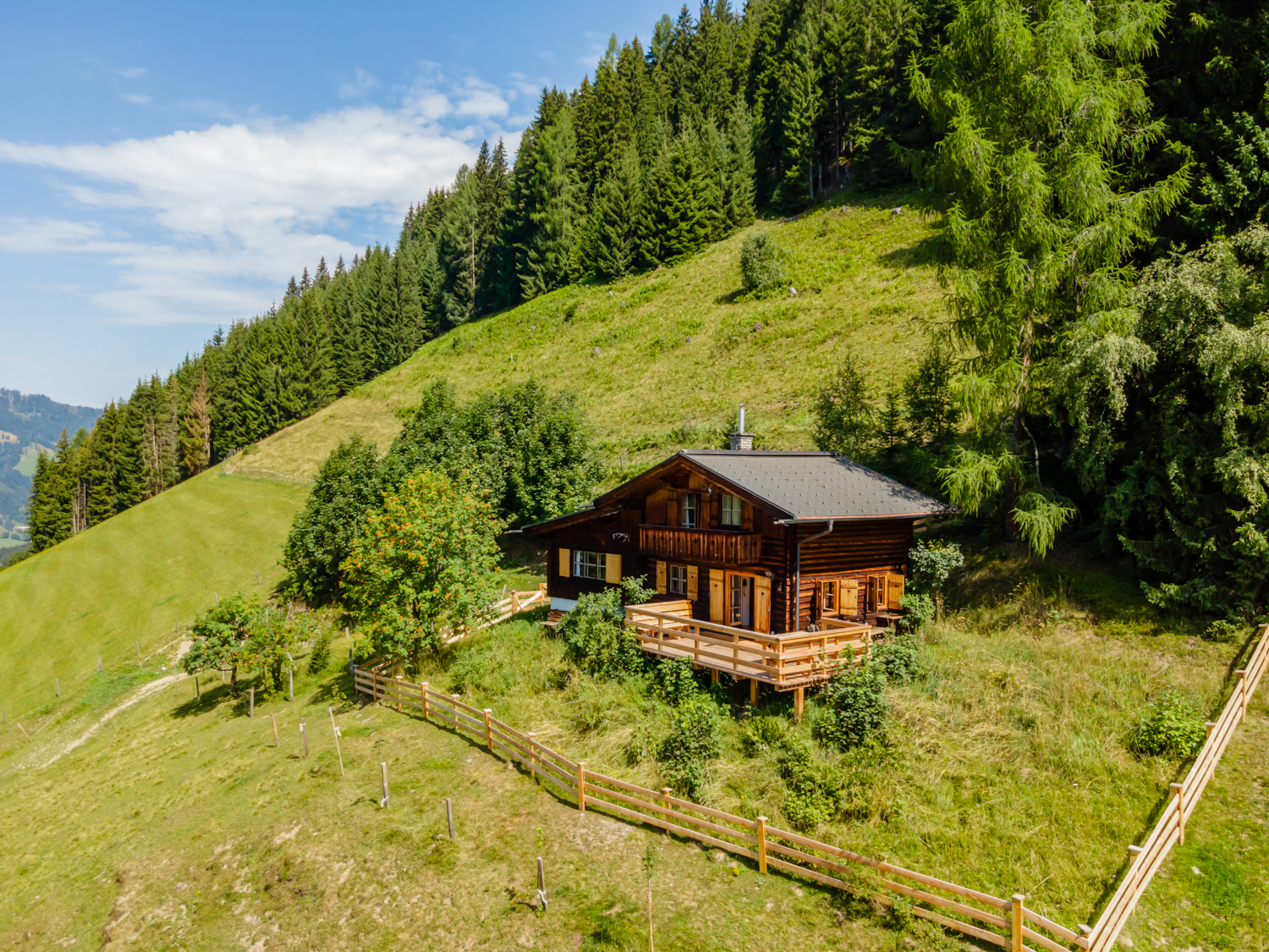 Urige Berghütte mit Zweitwohnsitzwidmung